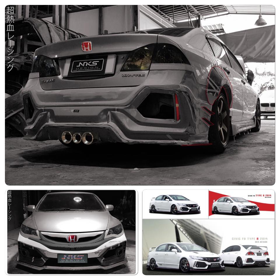🚗 Civic FD Type R 2019 Bodykit... - Nekketsu Racing Panama