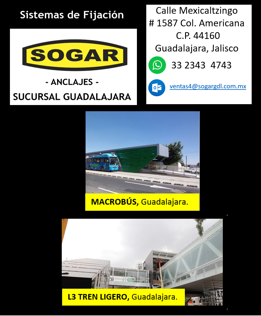 El material fabricado por SOGAR... - Sogar Guadalajara