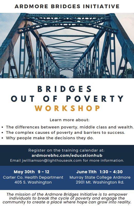 Ardmore - Join us for our next Bridges Out of Poverty workshop on June ...