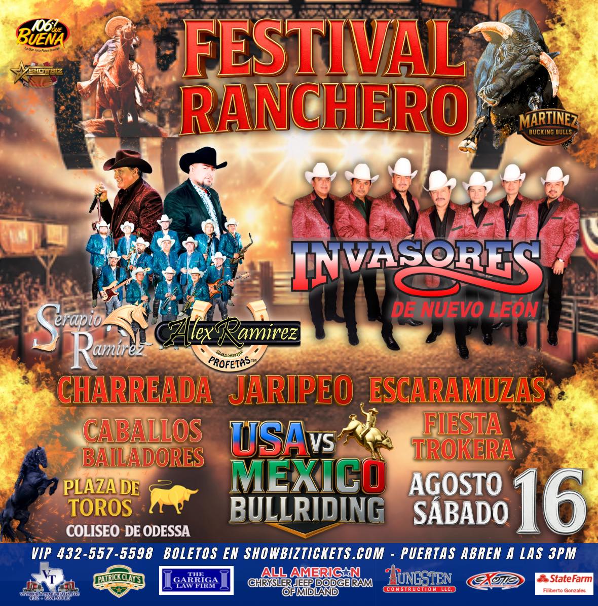 🔥🔥 ¡ATENCIÓN ODESSA, TX! 🔥... - West Texas Bull Invasion | Facebook