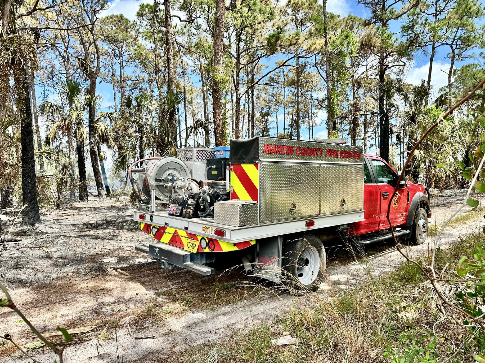 🚨 Palm City Brush Fire UPDATE... - Martin County Fire Rescue | Facebook
