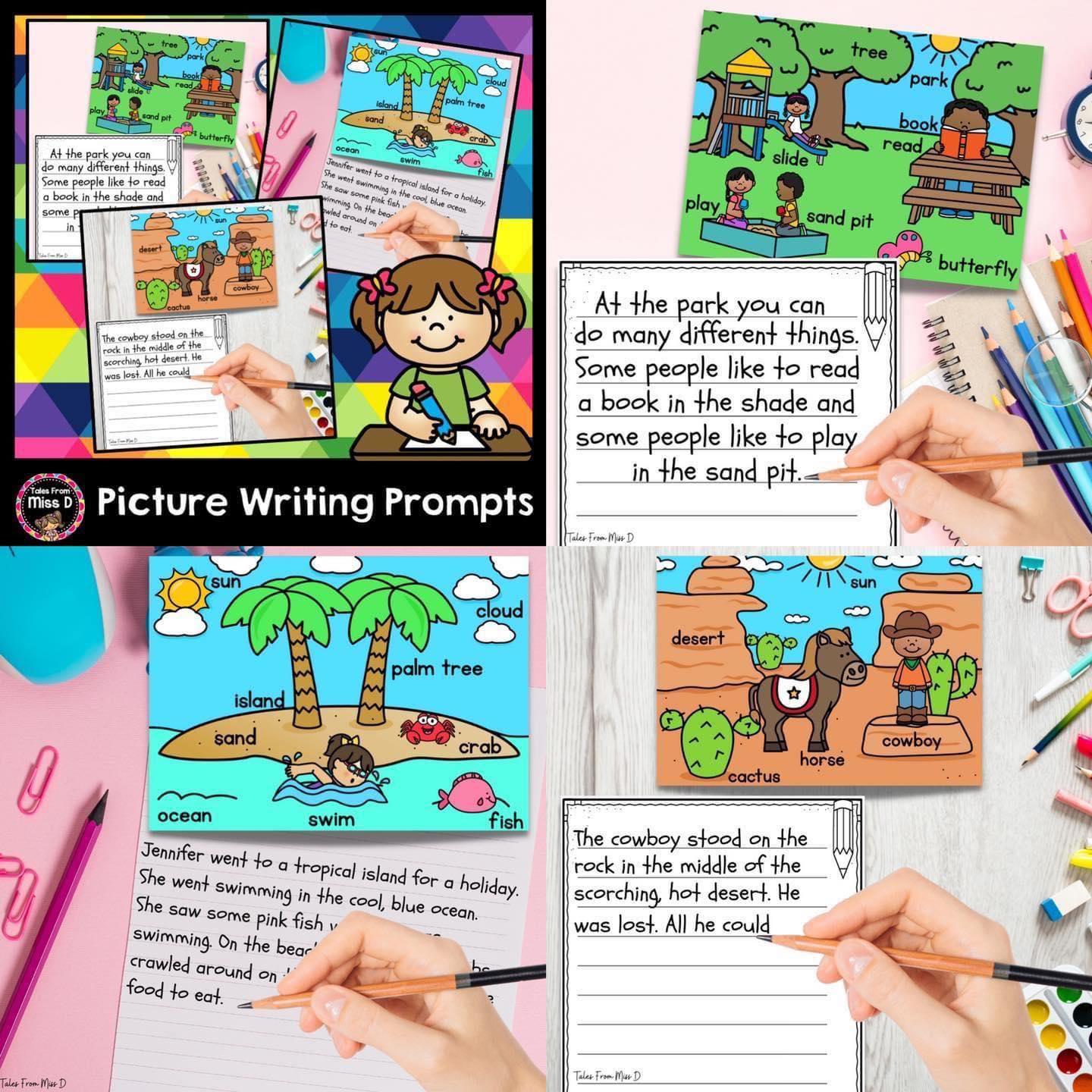 These Picture Writing Prompts are a... - Tales From Miss D