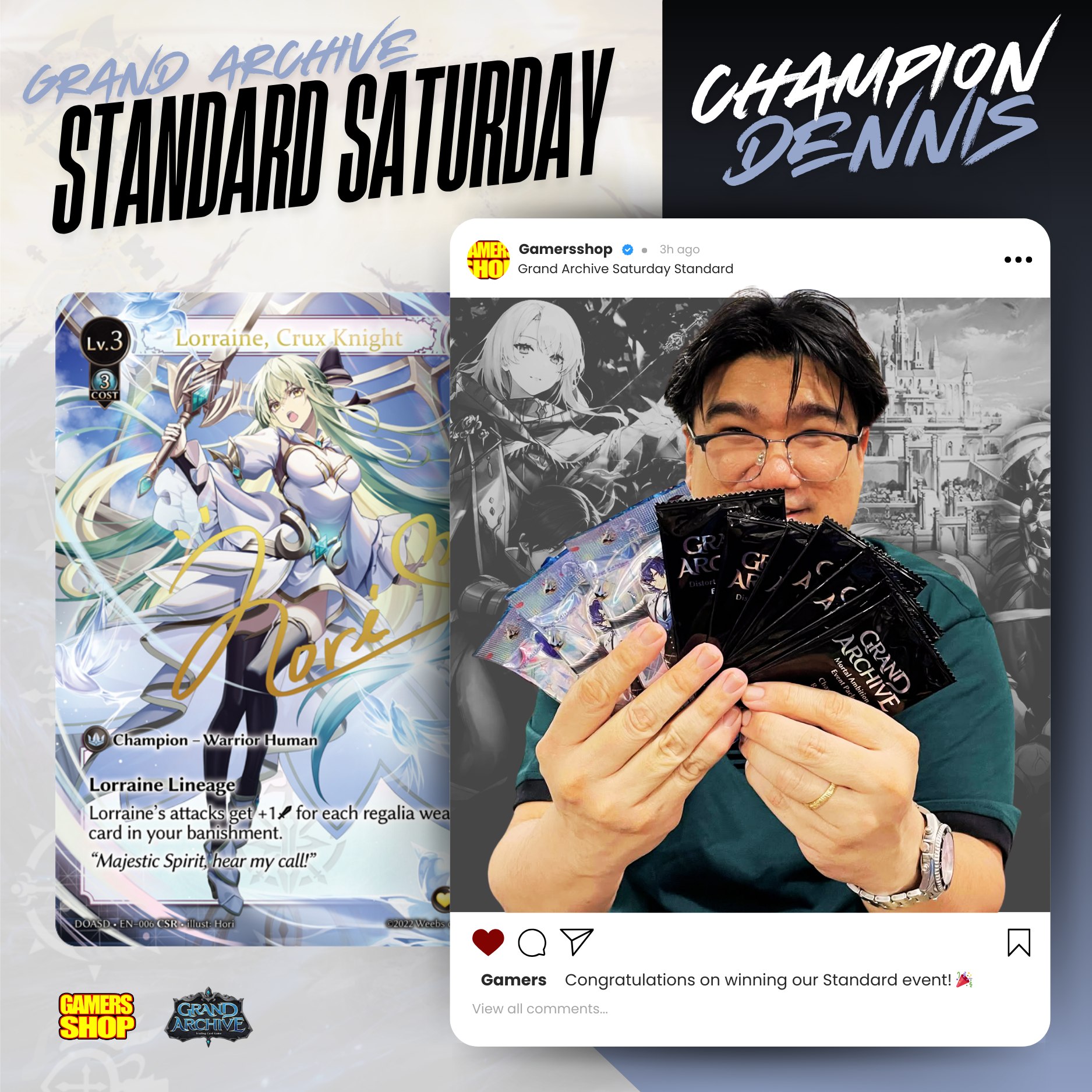 ? Grand Archive Standard Tournament ? 6 Players TOP 3 Winners 