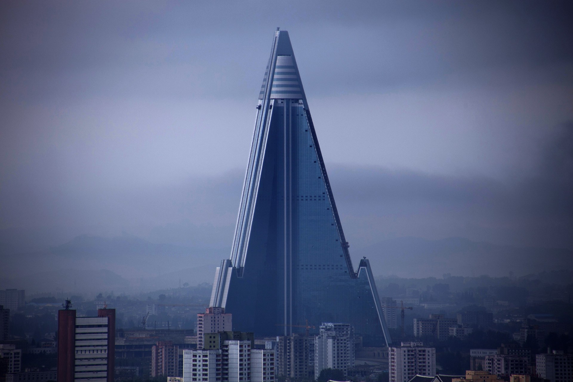 Tallest Buildings - The Ryugyong Hotel is an unfinished (although ...