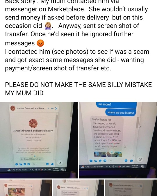 🚩🚩SCAM PAGES / MARKETPLACE ADS🚩🚩... - JJ's Firewood Supplies