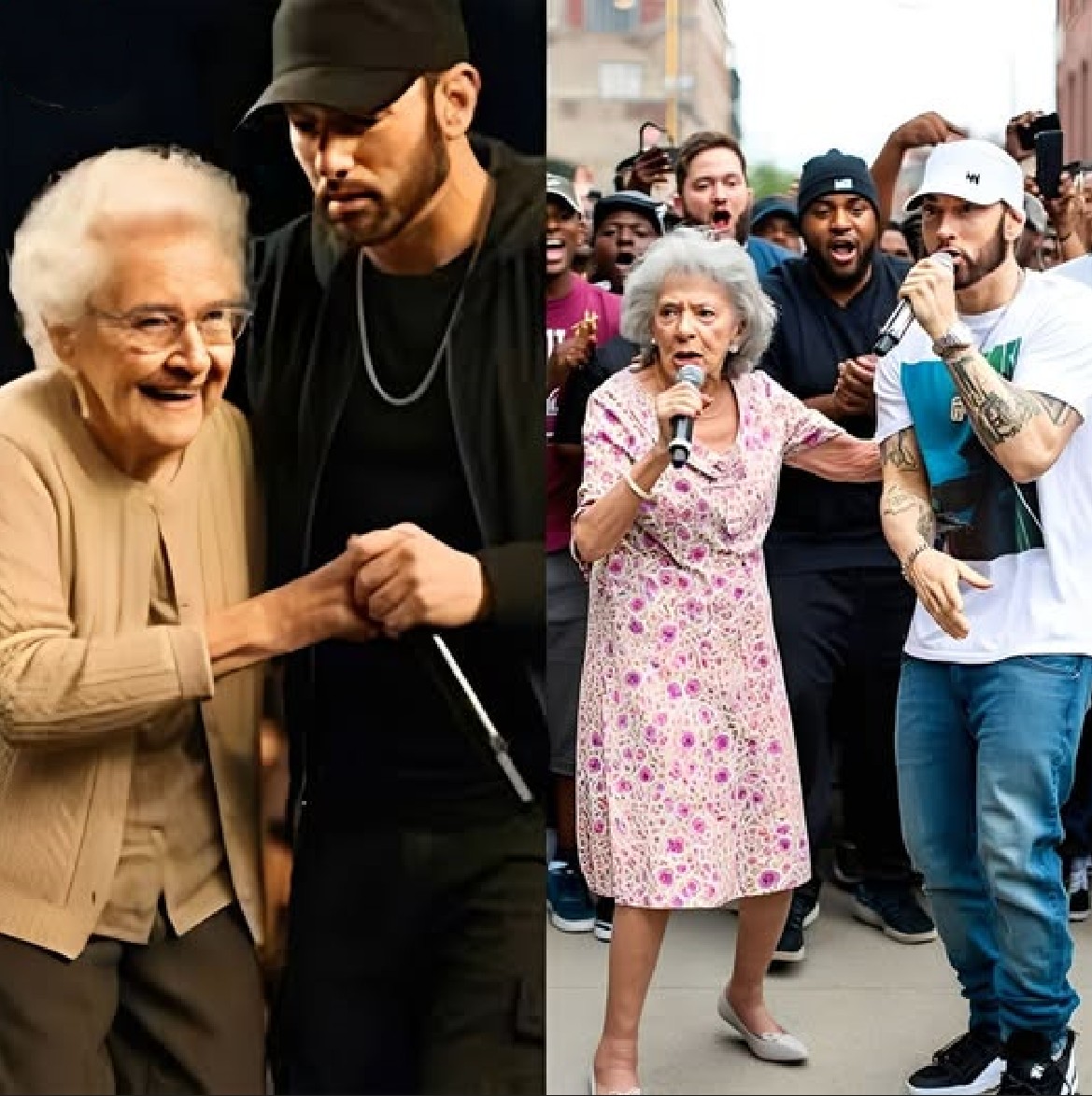 Trap - “DETROIT ERUPTS! Eminem SHOCKED by 80-Year-Old Grandmother ...
