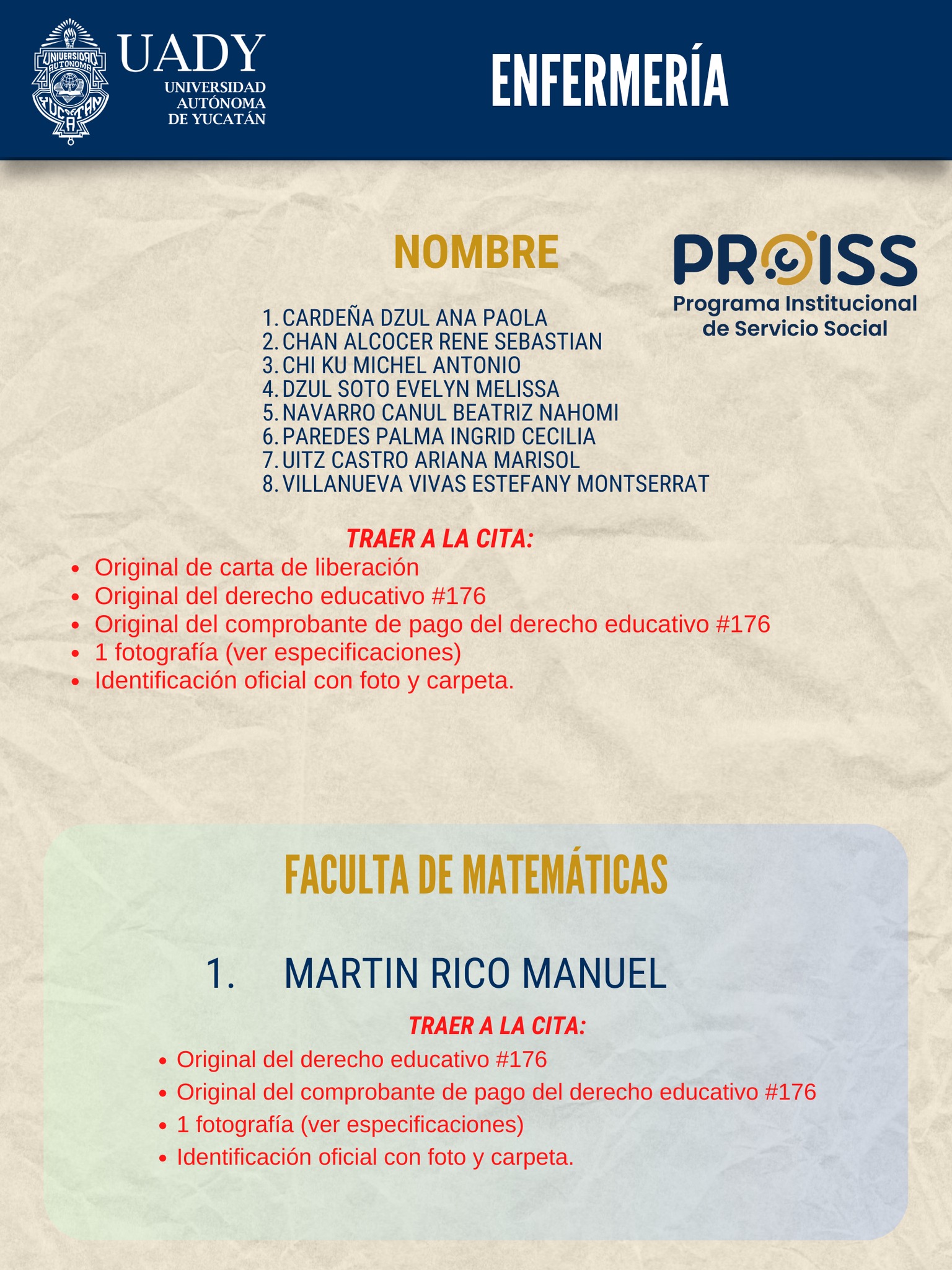 🤠 9c Entrega... - Programa Institucional de Servicio Social | Facebook