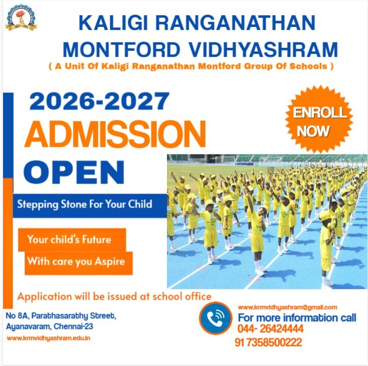 📢 Admissions... - Kaligi Ranganathan Montford Vidhyashram | Facebook