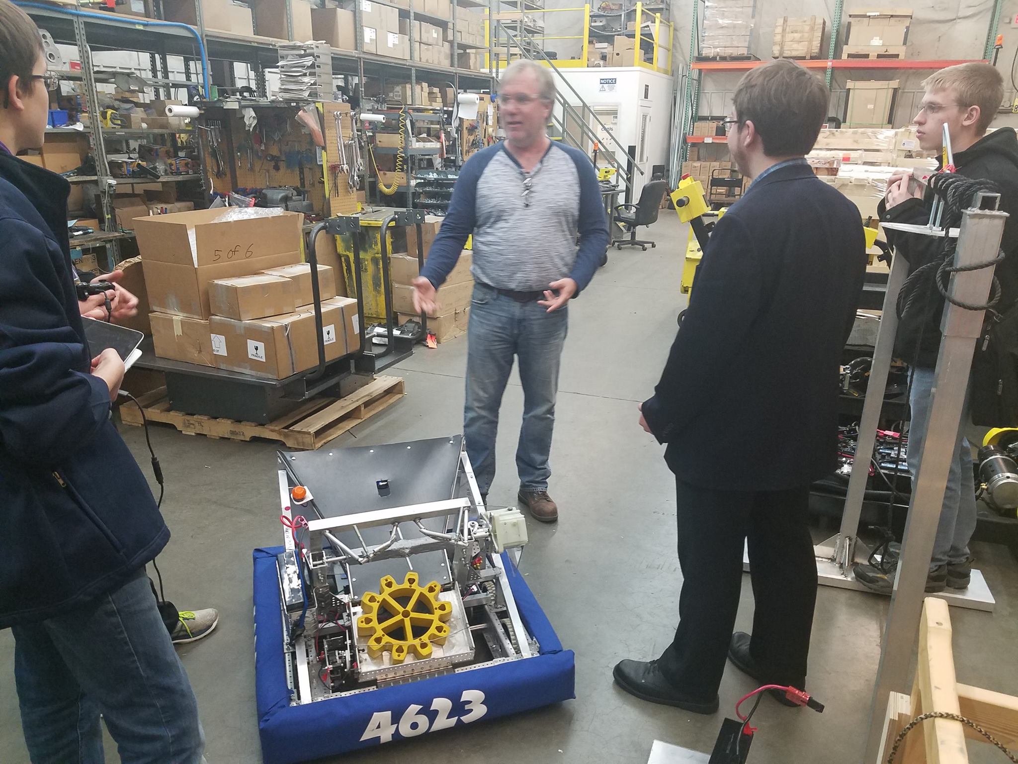Flyer Robotics - Little Falls - Thanks to Joe Berg for hosting members ...