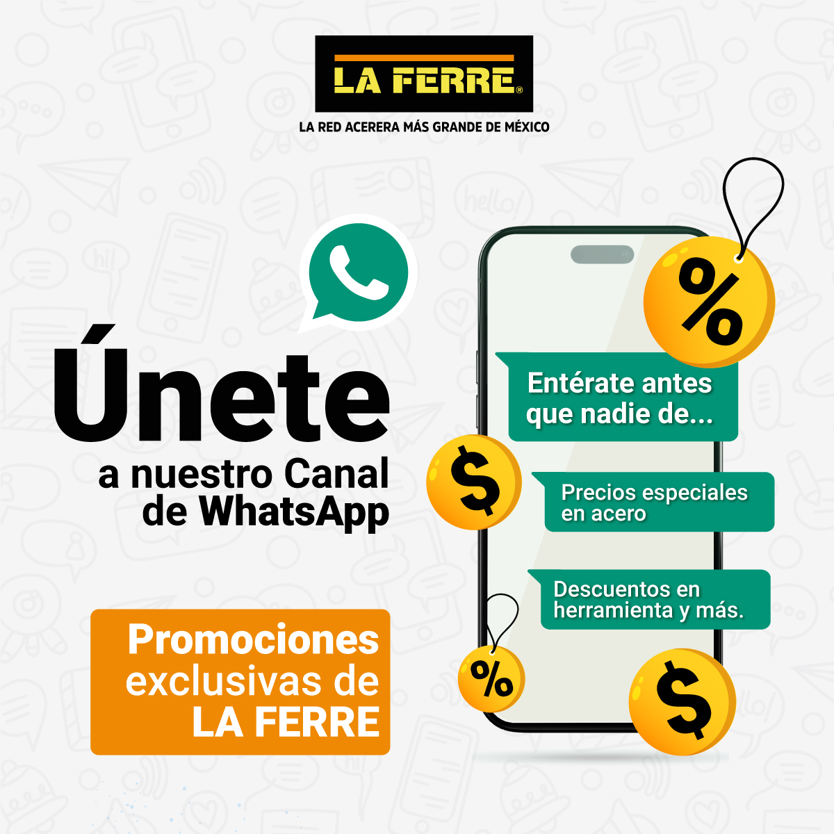 La - Únete a nuestro grupo de whatsapp y entérate antes que todos de ...