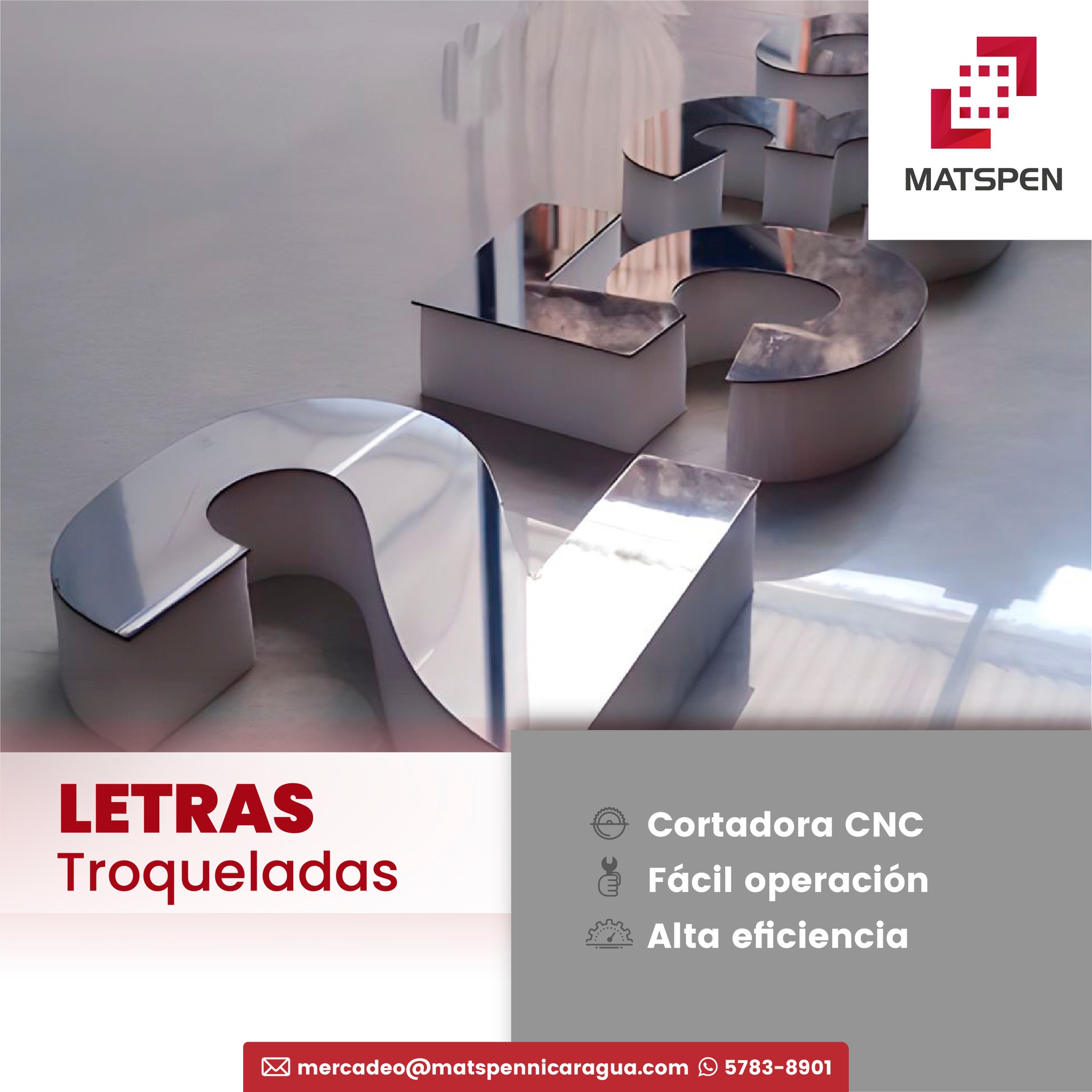 Matspen - ¡Crea impactantes letras troqueladas con nuestras láminas de ...