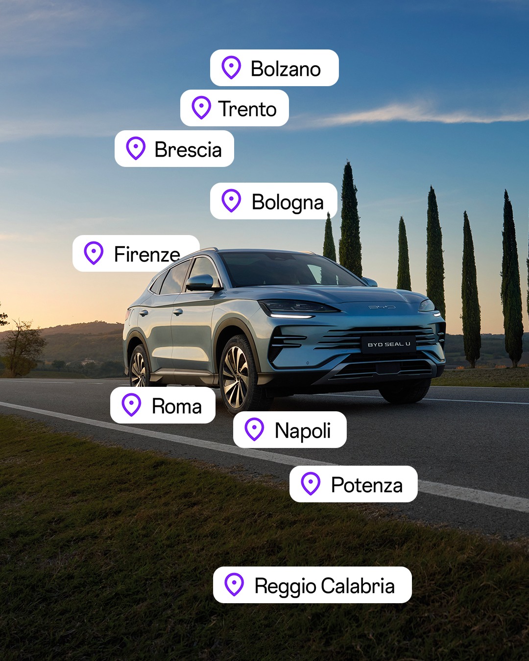 BYD - Con BYD SEAL U DM-i e i suoi 1125 km di autonomia, tra Bolzano e ...