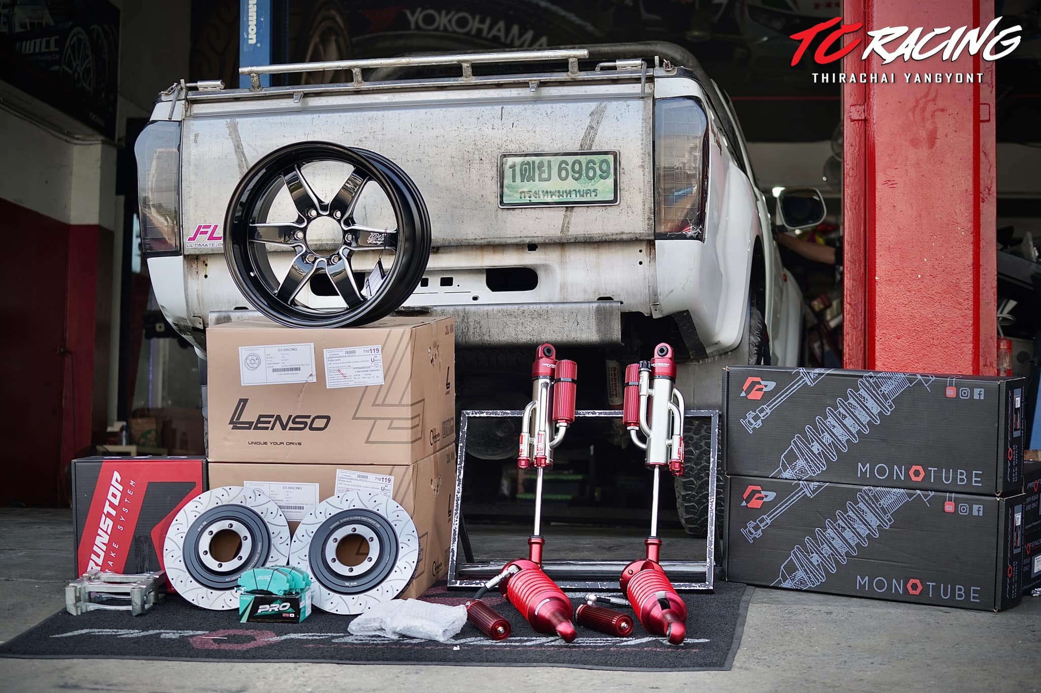 DMAX อัพเกรดชุดช่วงล่าง จบๆ🔥🔥 ล้อ LENSO D1-RACING 18” โช้ค PROFENDER ...
