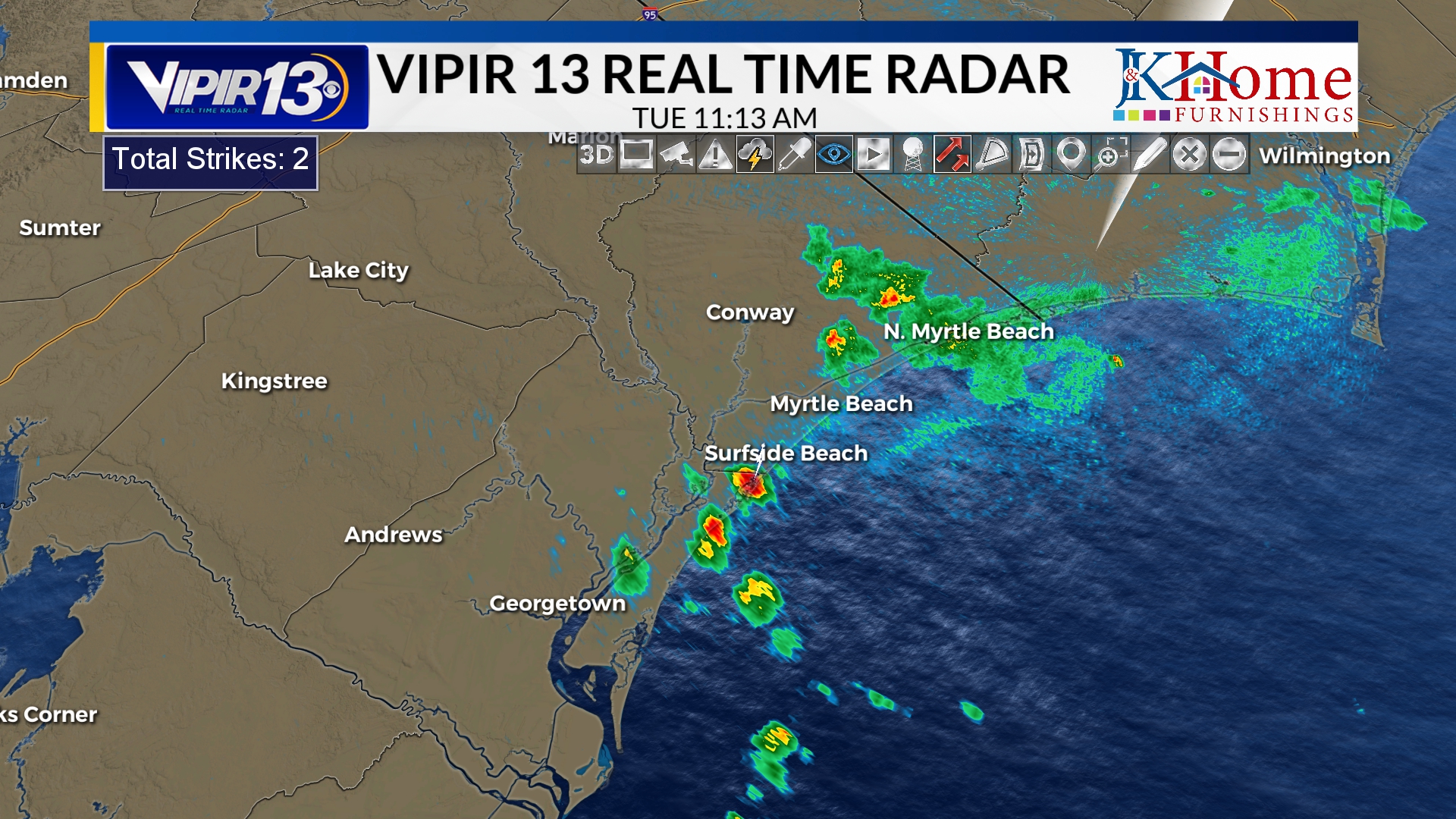 Meteorologist - RADAR 11:14 AM -- Few storms are making an early ...
