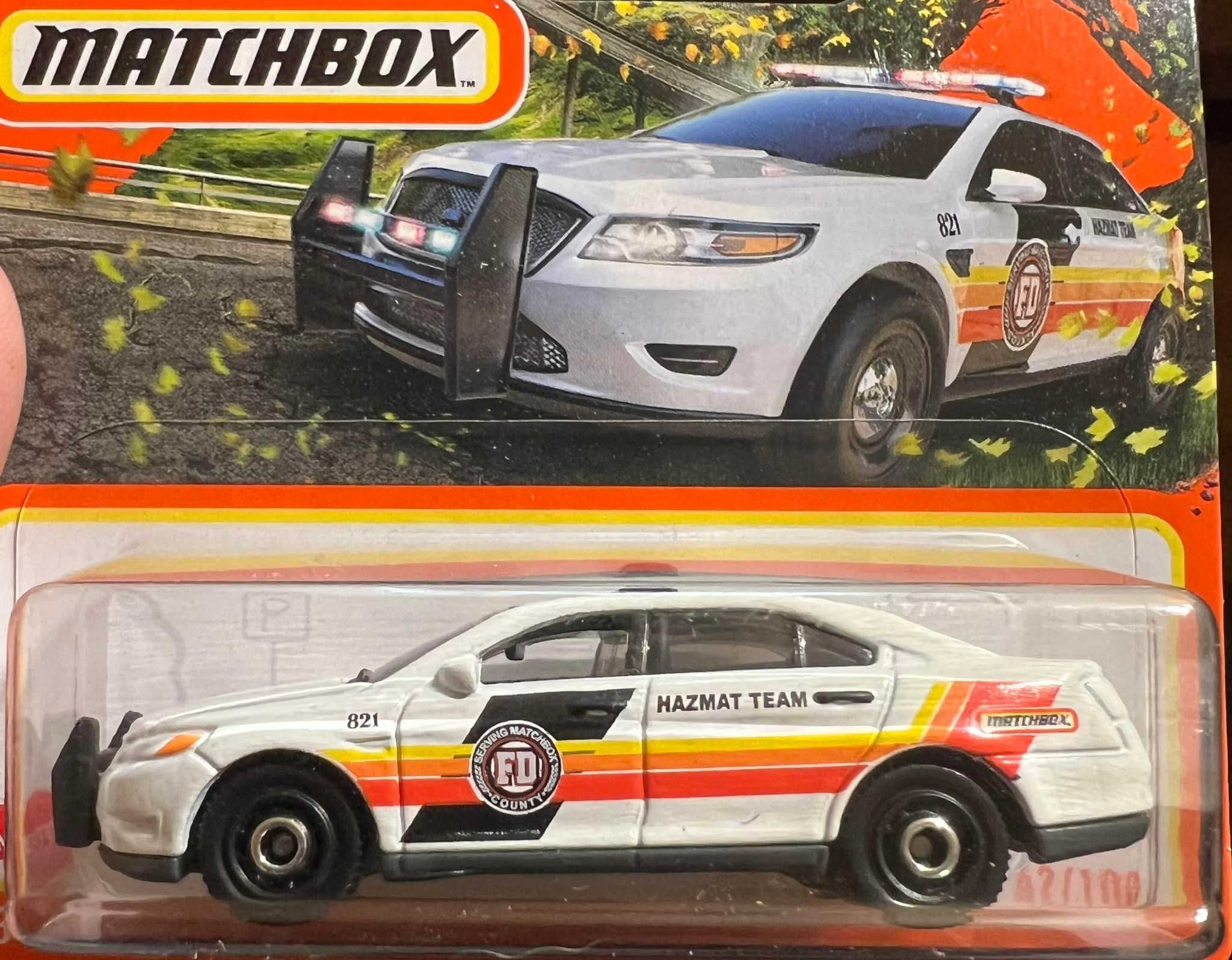 2025 Matchbox Ford Police Interceptor 30782 Ford 29/125 MATCHBOX 0