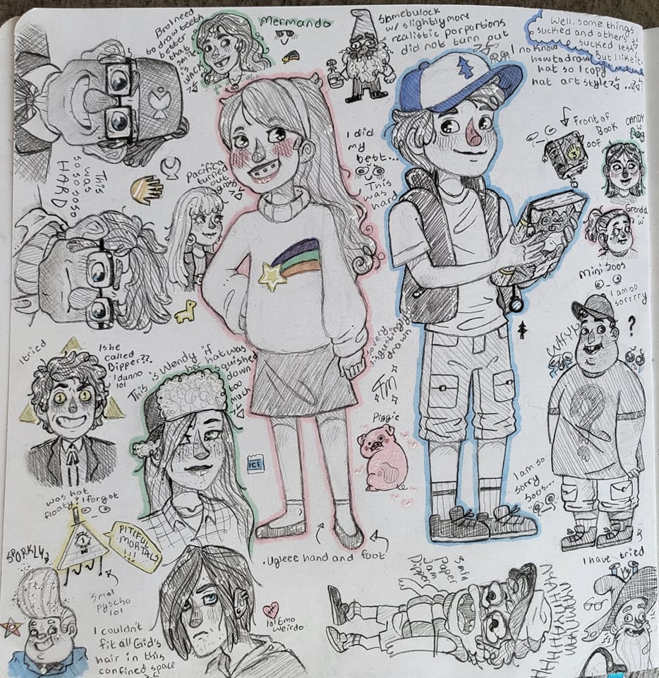 Gravity Falls fan art by starjuicebox
