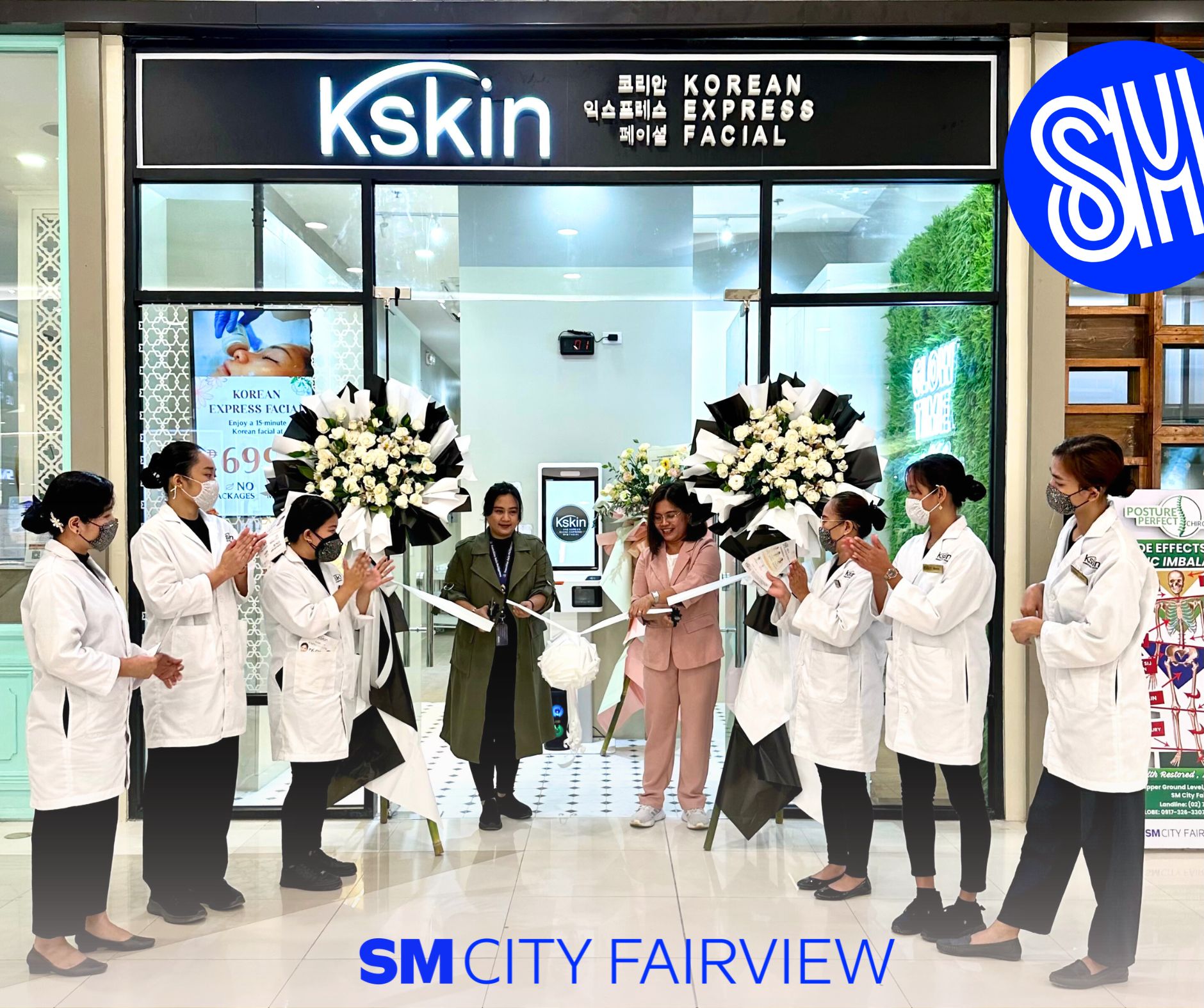 📣 NEW STORE ALERT! 📣 Achieve your dream Korean Glass skin, with the help of Kskin Korean Facial Express! 💆‍♀️✨ 📍 Upper Ground Level, Parkway #EverythingsHereAtSM