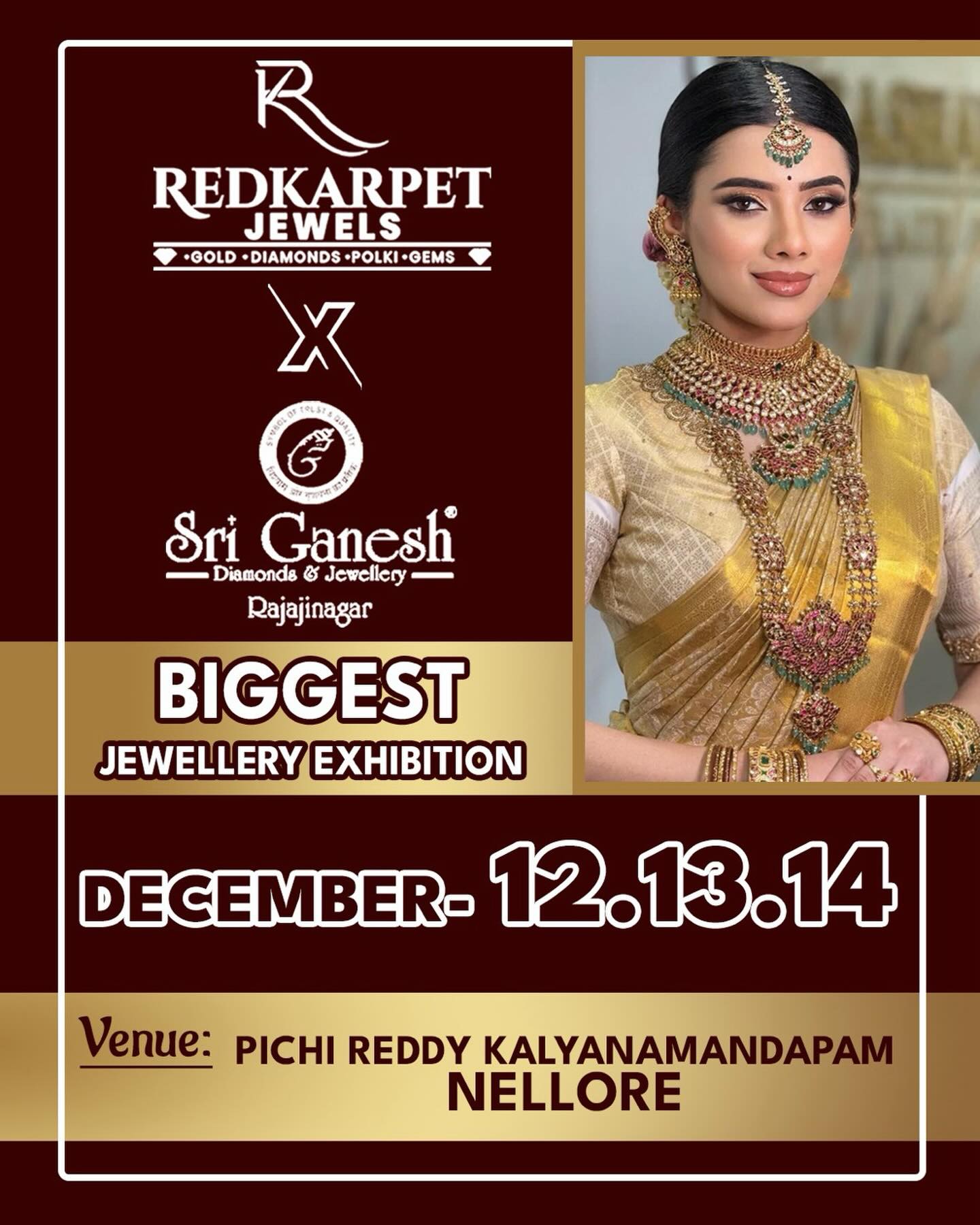 Redkarpet - JEWELLERY EXHIBITION 💎 Hello NELLORE…! ️ We’re thrilled to ...