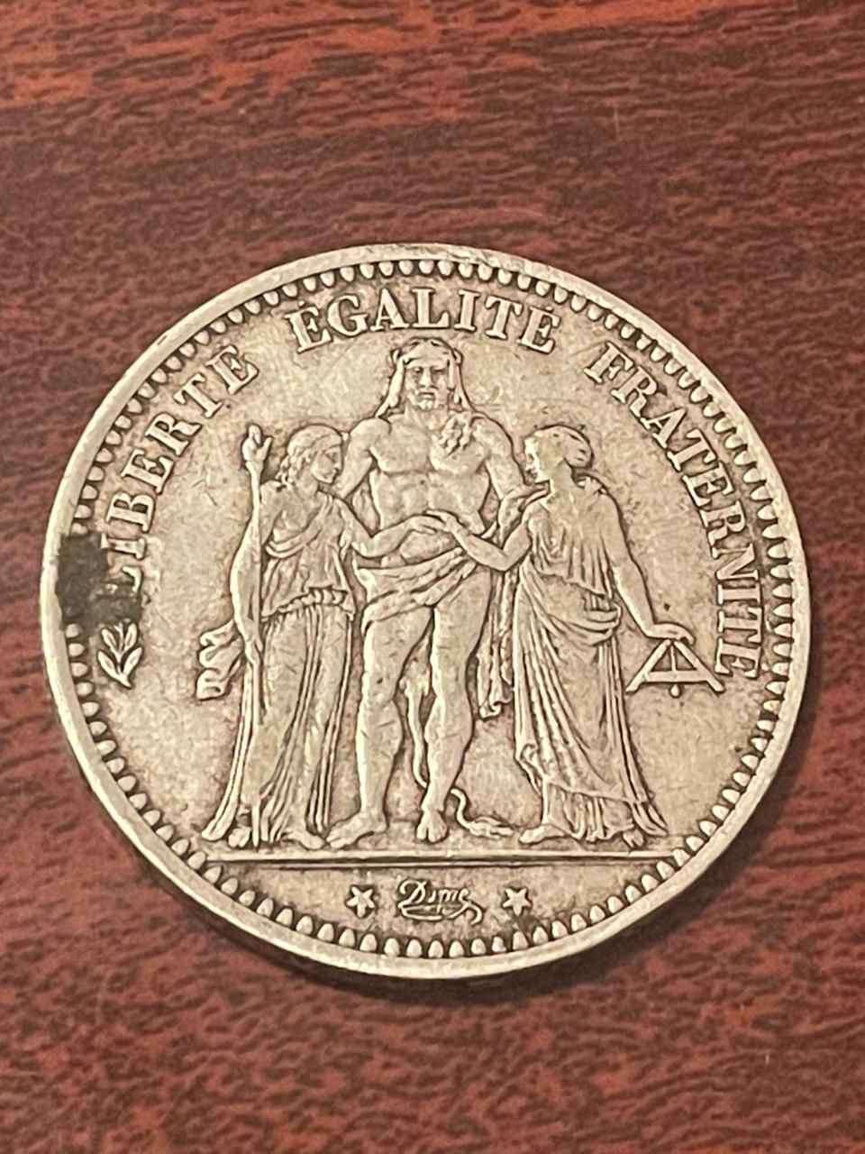 Easy02 - The original French Silver 5 Francs coin is a prized piece of ...