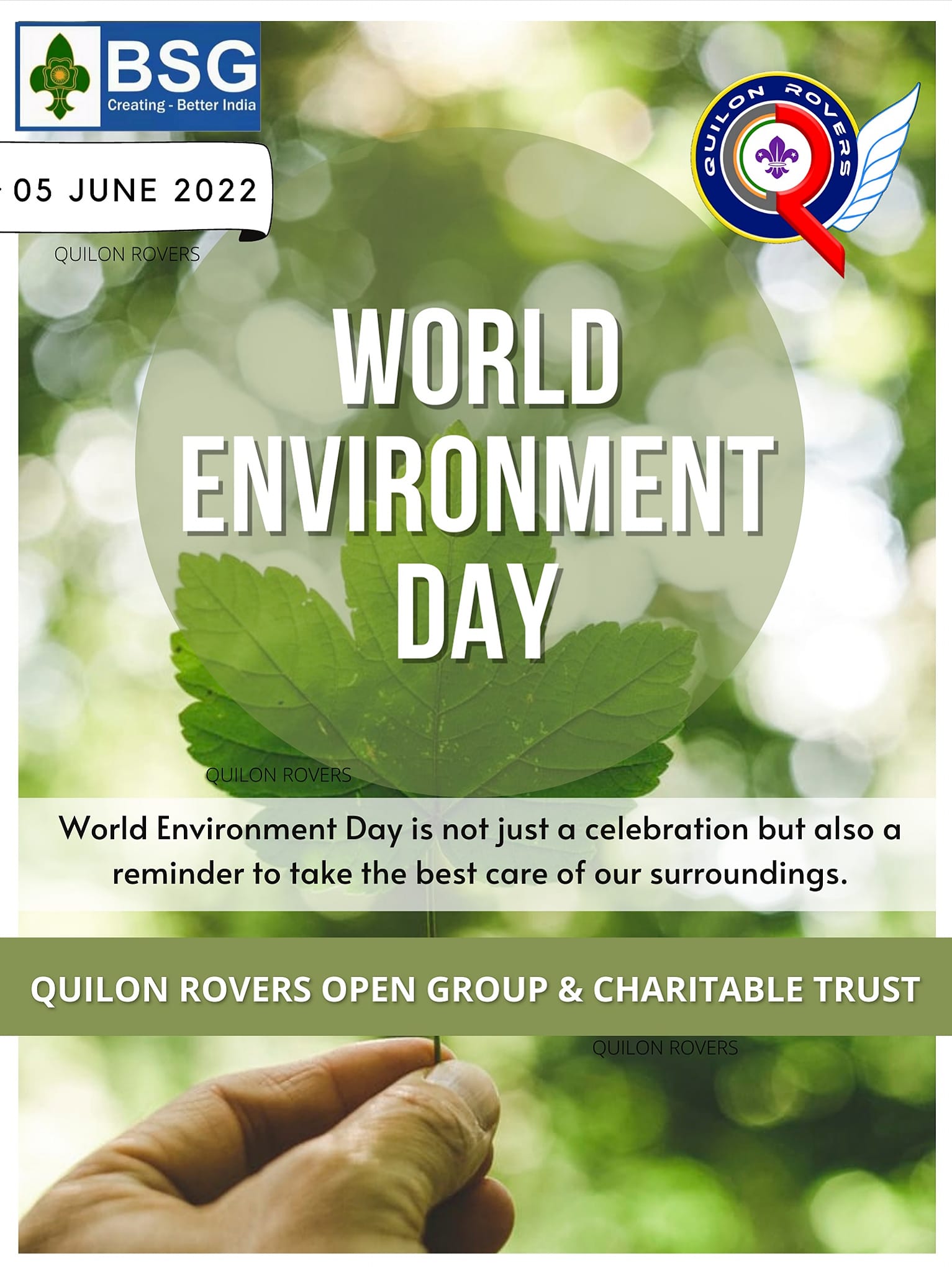 Quilon Rovers - World Environment Day is not just a...