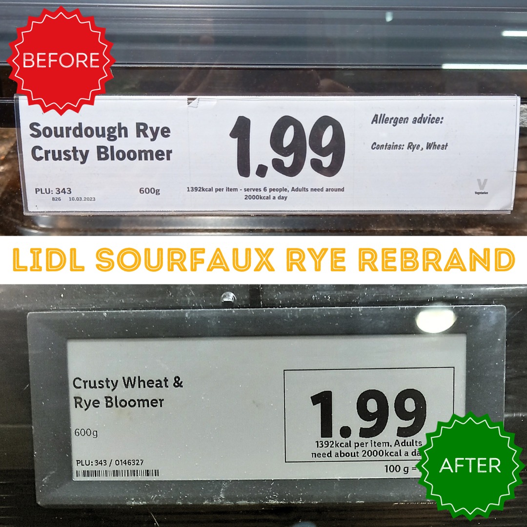 Lidl ‘sourdough rye’ rebrand:... - The Real Bread Campaign | Facebook