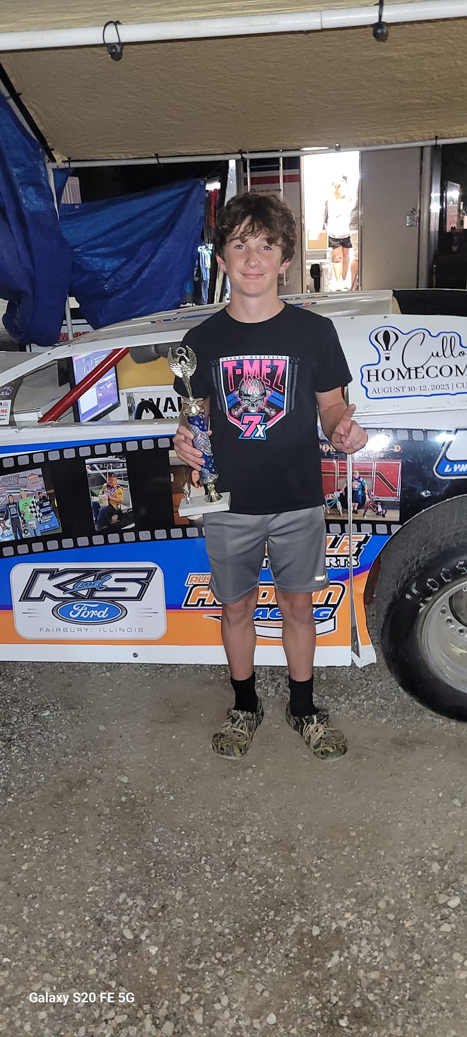Collin wins the adult trophy... - Rhoads Racing Promotions