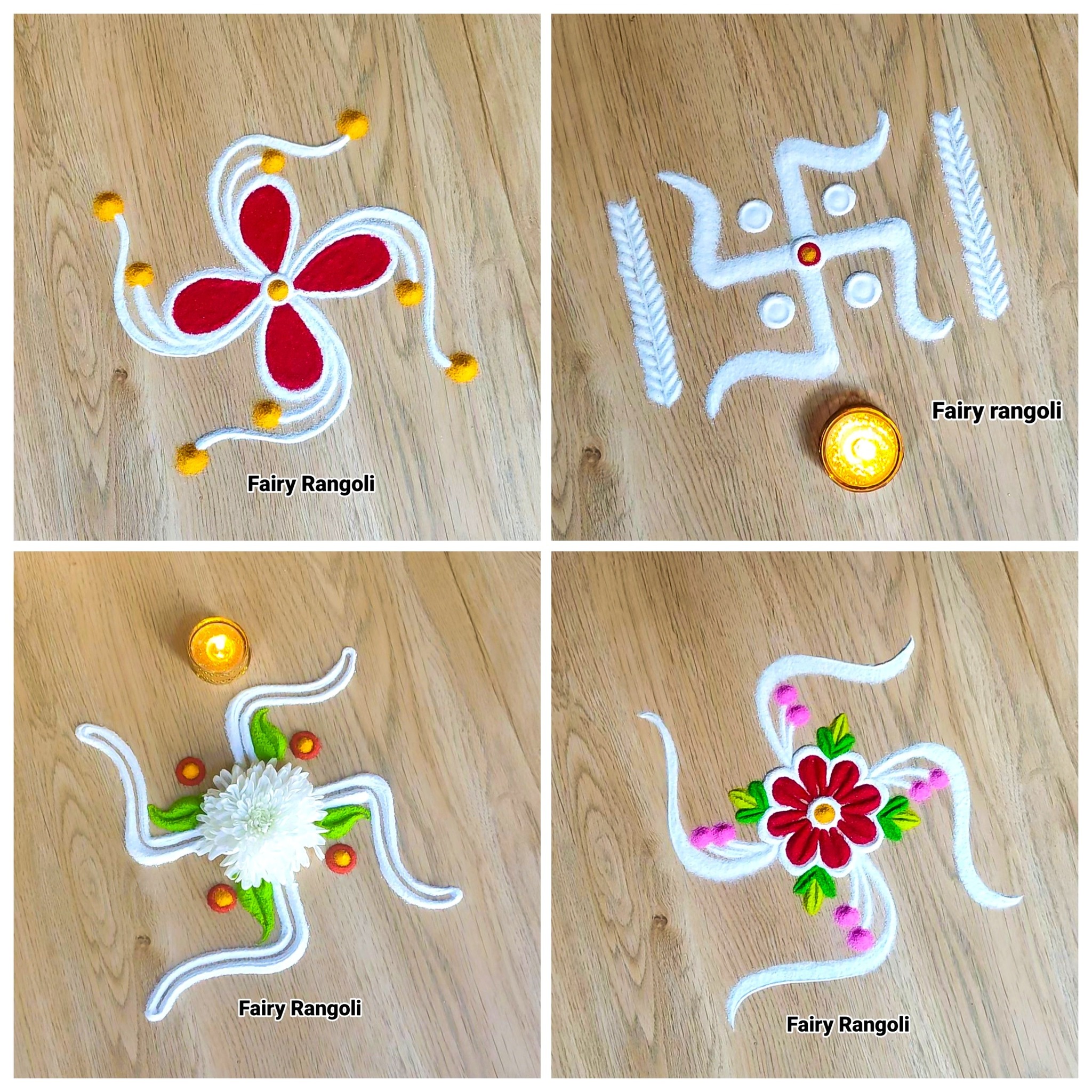 Fairy Rangoli - Easy swastik rangoli designs for festival | Facebook