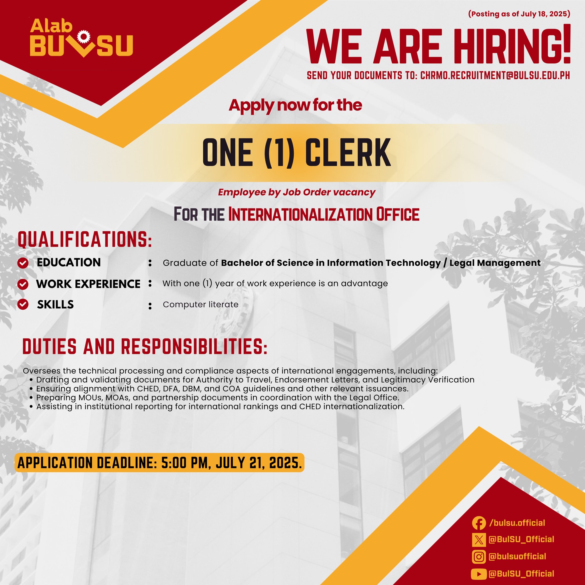 Bu... - Bulacan State University - Internationalization Office