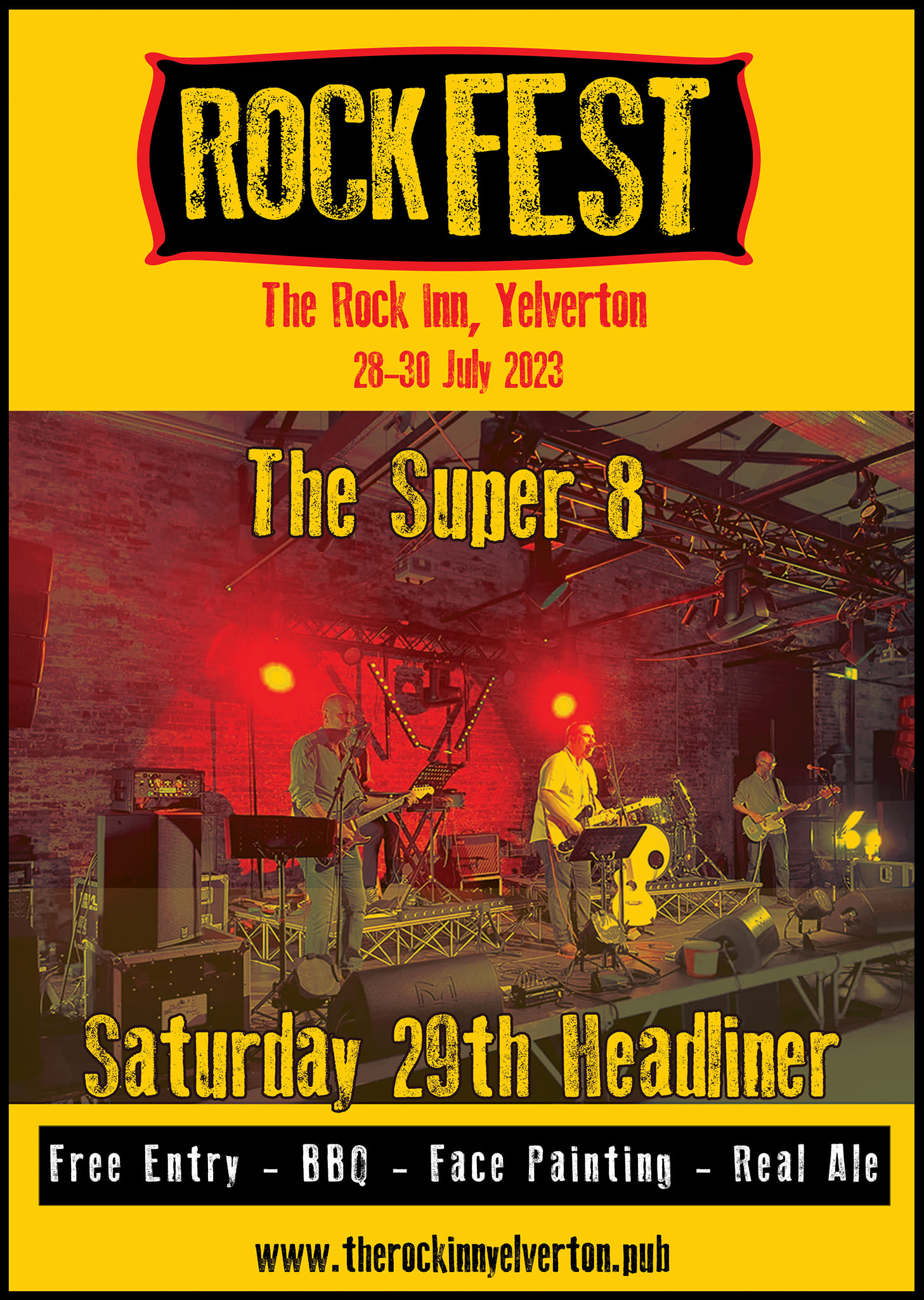 The Rock - 🎶 SATURDAY HEADLINER 🎵 🎷 THE SUPER 8 🎸 🍺 Music starts at 2pm ...