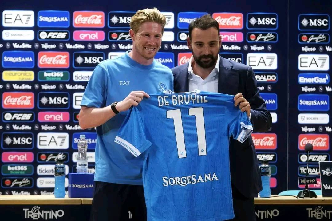 BREAKING: Kevin De Bruyne will Wear number 11 at SSC Napoli