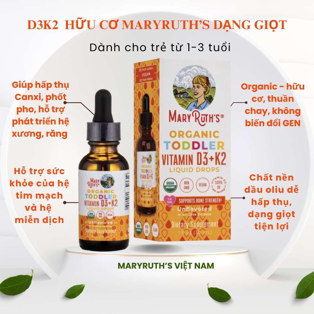MaryRuth's - Vitamin D3 hữu cơ MaryRuth's dạng nhỏ giọt 🌞Được chứng ...