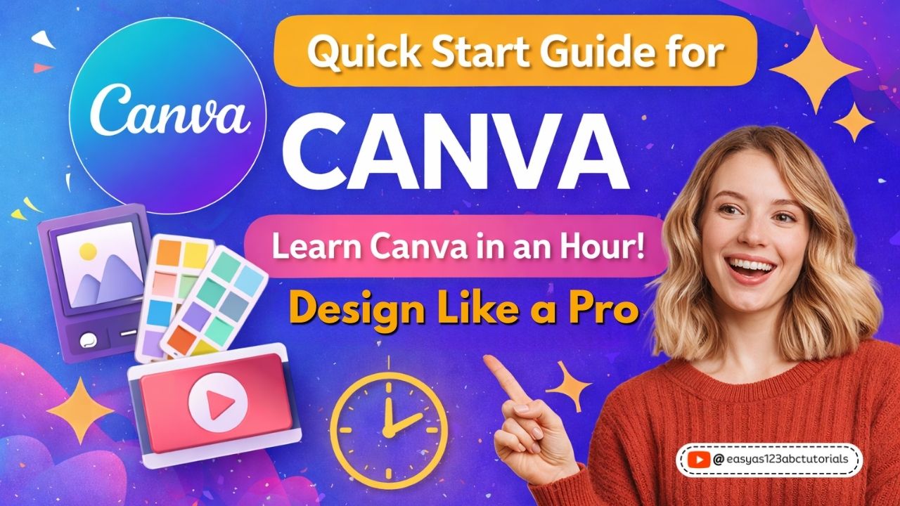 Canva Tutorials and Design Tribe For All | Canva Quick Start Guide ...