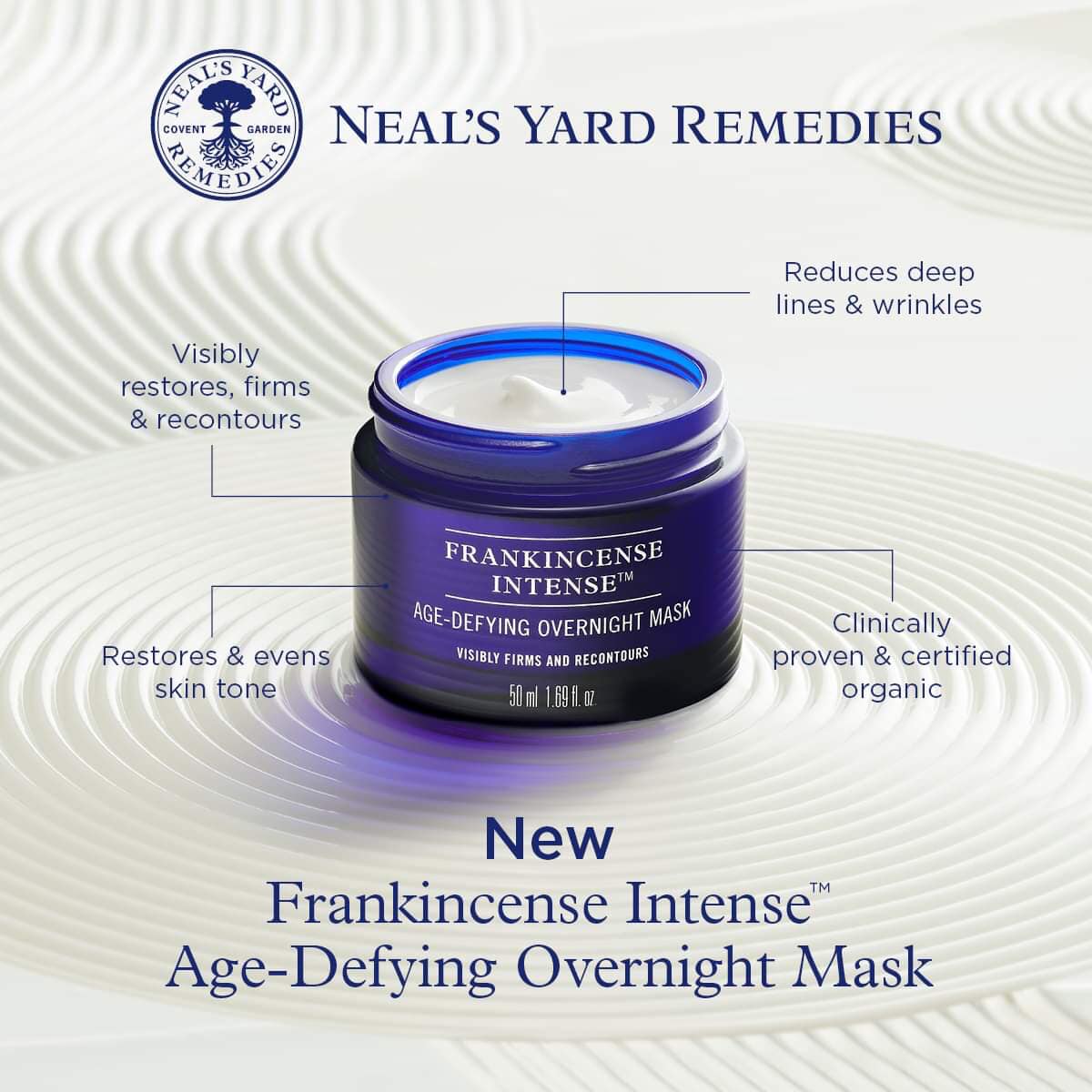 Frankincense Intense™ visibly smooths, firms and lifts while 