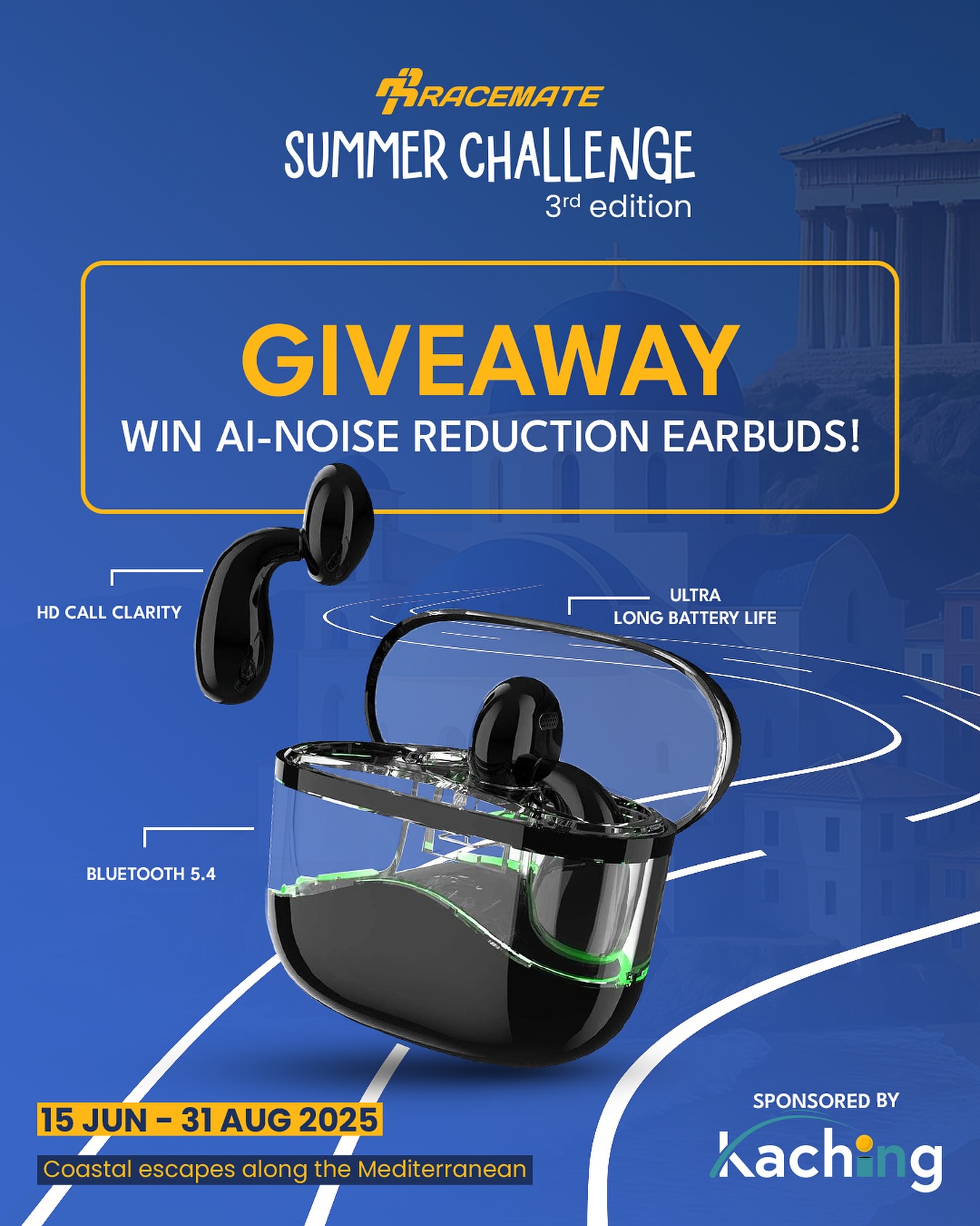 Racemate - 🎧 𝑮𝑰𝑽𝑬𝑨𝑾𝑨𝒀 𝑨𝑳𝑬𝑹𝑻! We’re giving 1 𝒍𝒖𝒄𝒌𝒚 𝒓𝒖𝒏𝒏𝒆𝒓 the chance to ...
