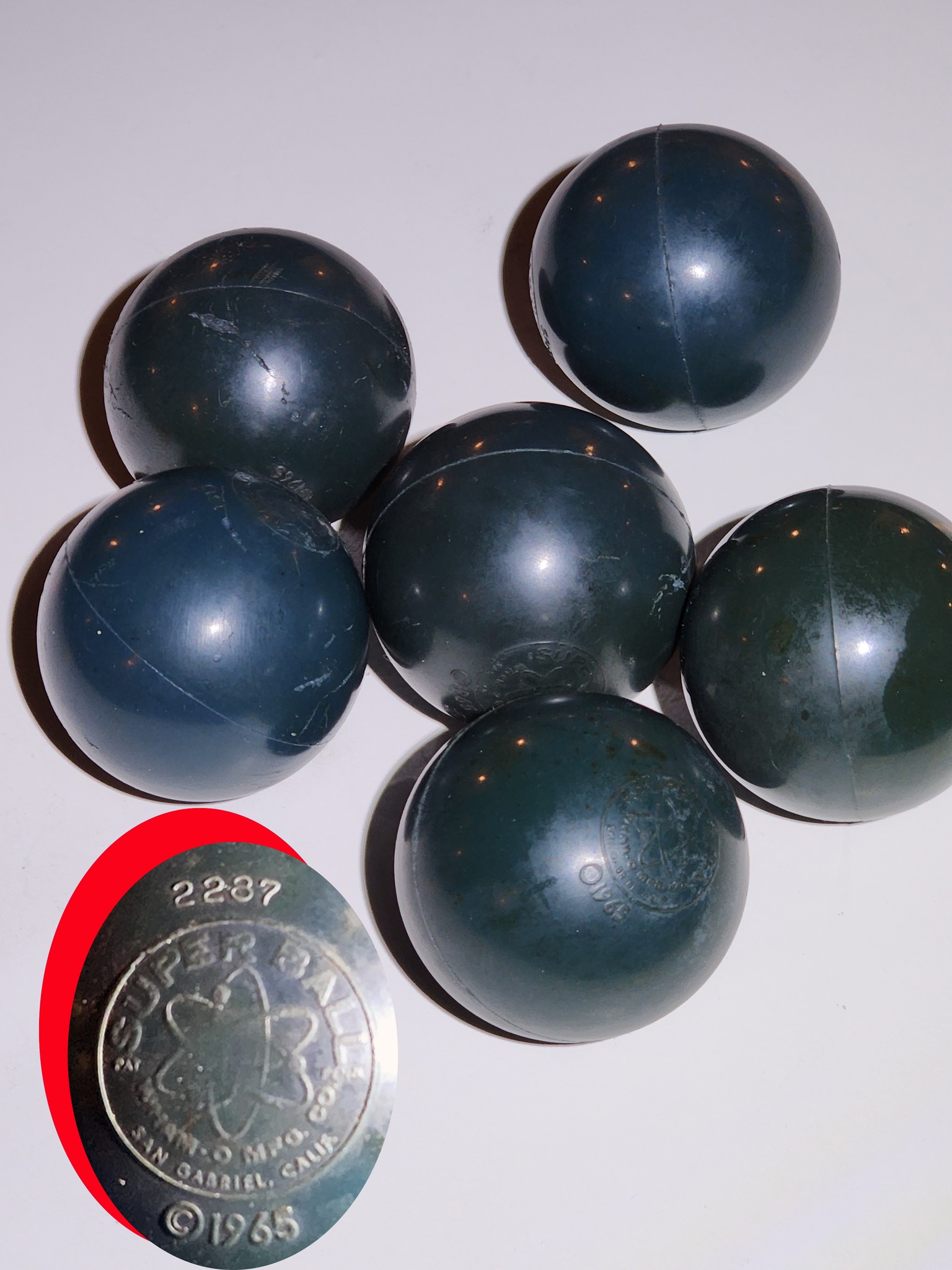 スーパーボール　1965プレミア スーパーボール 1965プレミア 1965 WHAM-O SUPER BALL! Loved them!