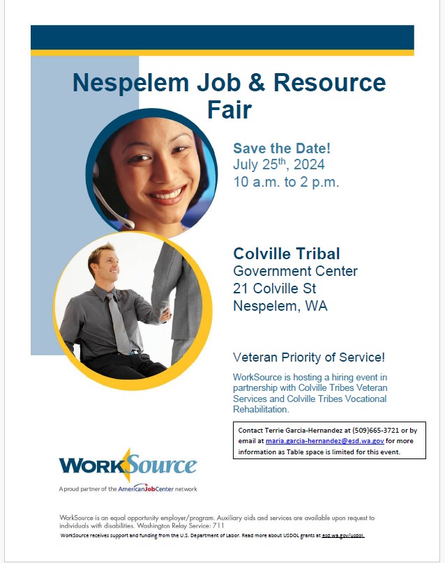 This event has been cancelled due to... - WorkSource Okanogan | Facebook