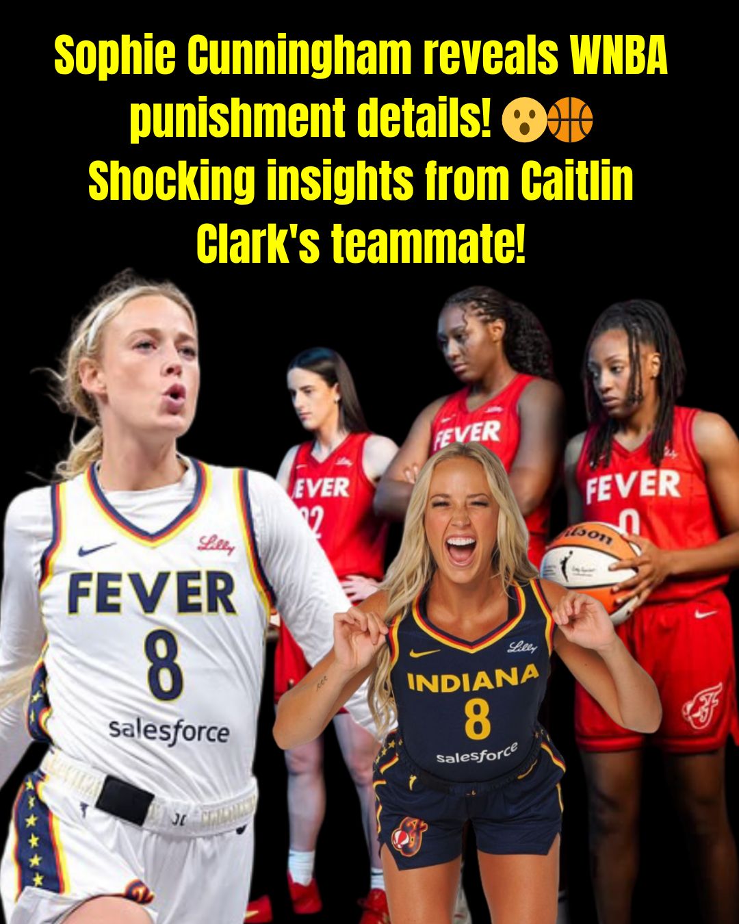 USN24 - Sophie Cunningham reveals WNBA punishment details! 😮🏀 Shocking ...