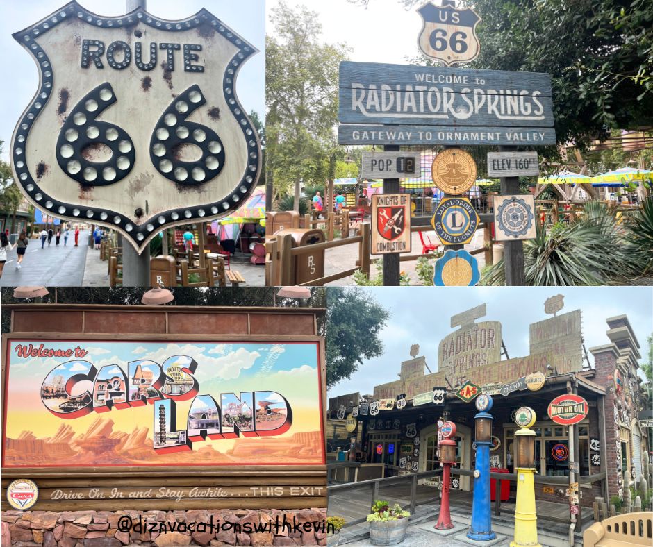 カーズレトロ海外製welcome to radiator springs Disney Pixar Cars