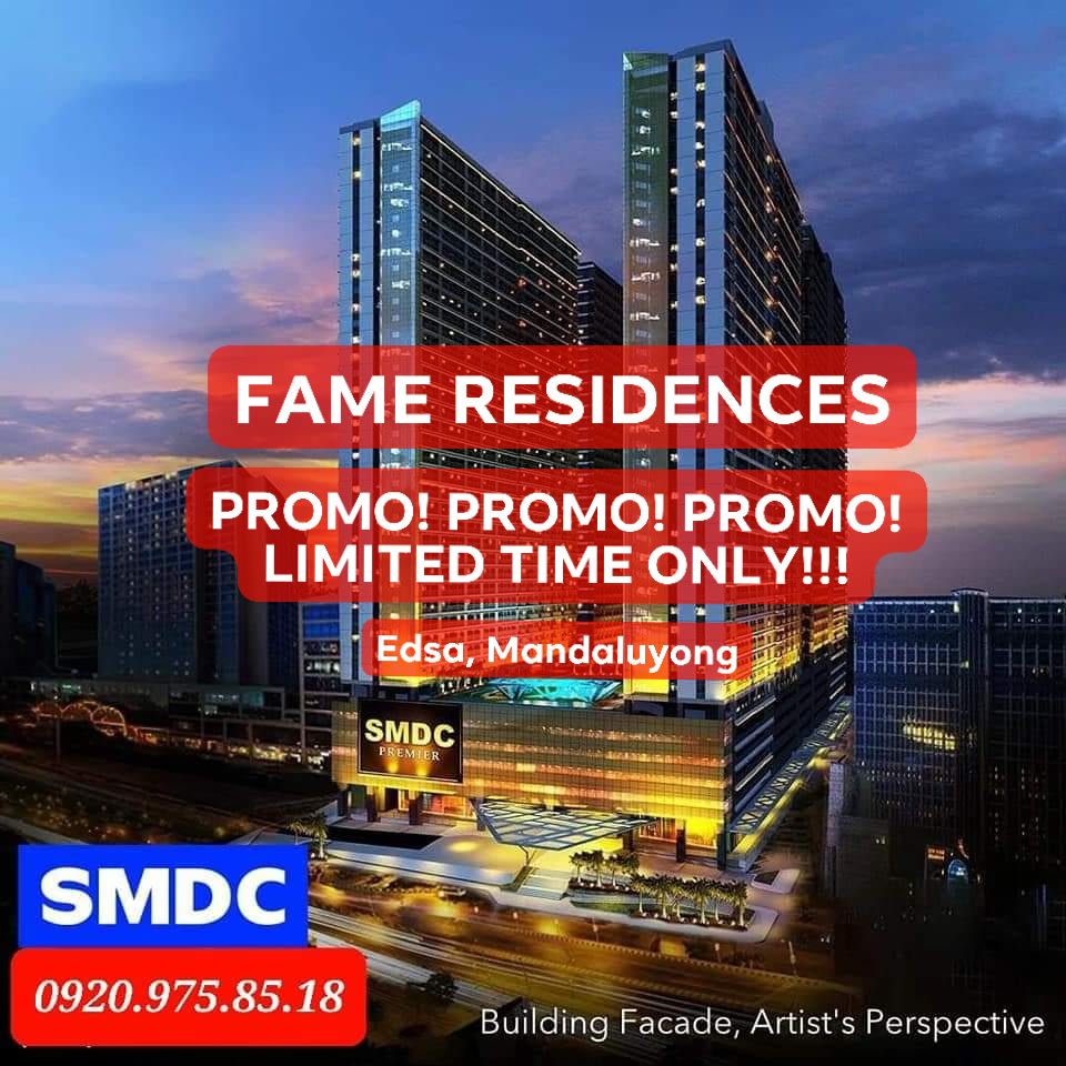 SMDC - 𝗦𝗠𝗗𝗖 𝗙𝗔𝗠𝗘 𝗥𝗘𝗦𝗜𝗗𝗘𝗡𝗖𝗘𝗦 Edsa Big Deal Alert! Hurry & Avail our ...