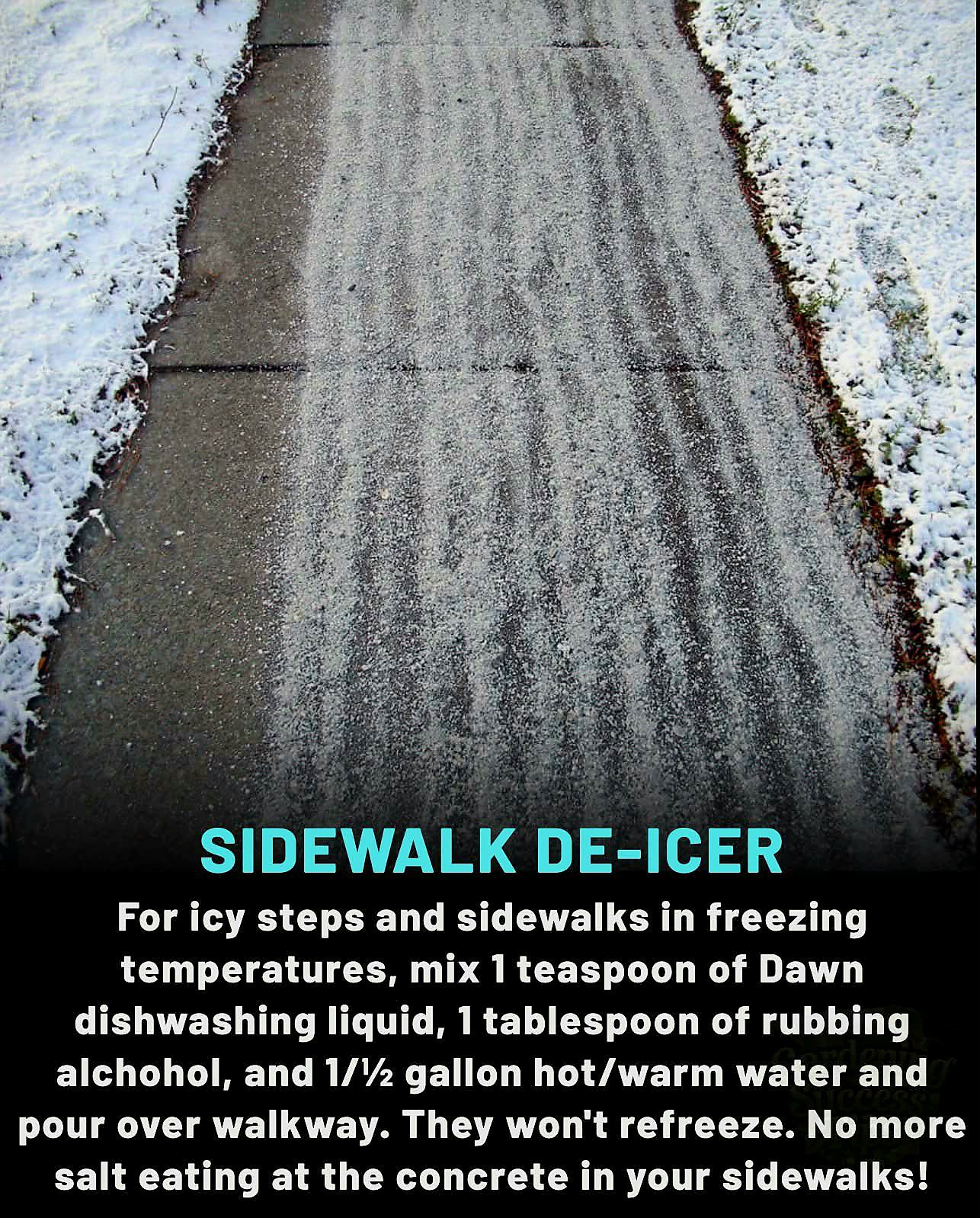Lynda - ️ Say Goodbye to Slippery Sidewalks — the Safe, Eco-Friendly ...
