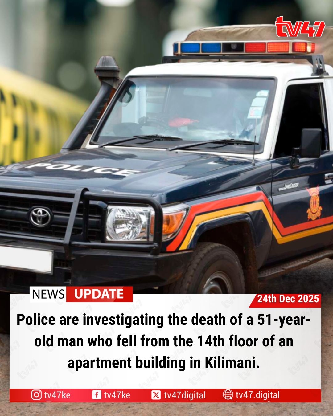 TV47 - Police are probing the death of a 51-year-old man who fell from ...
