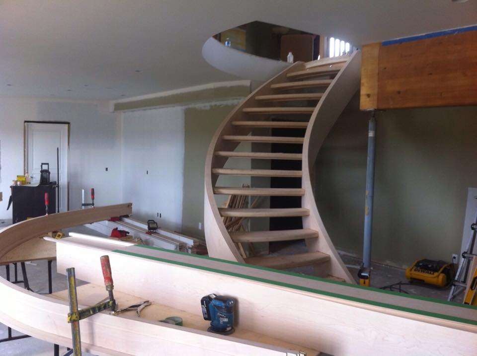 New stairs have been... - Trademark Renovations Ltd.