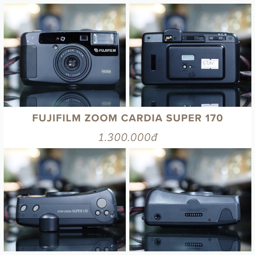 📷 Fuji zoom Cardia Super 170 có thiết kế rất nhỏ nhắn gọn gàng