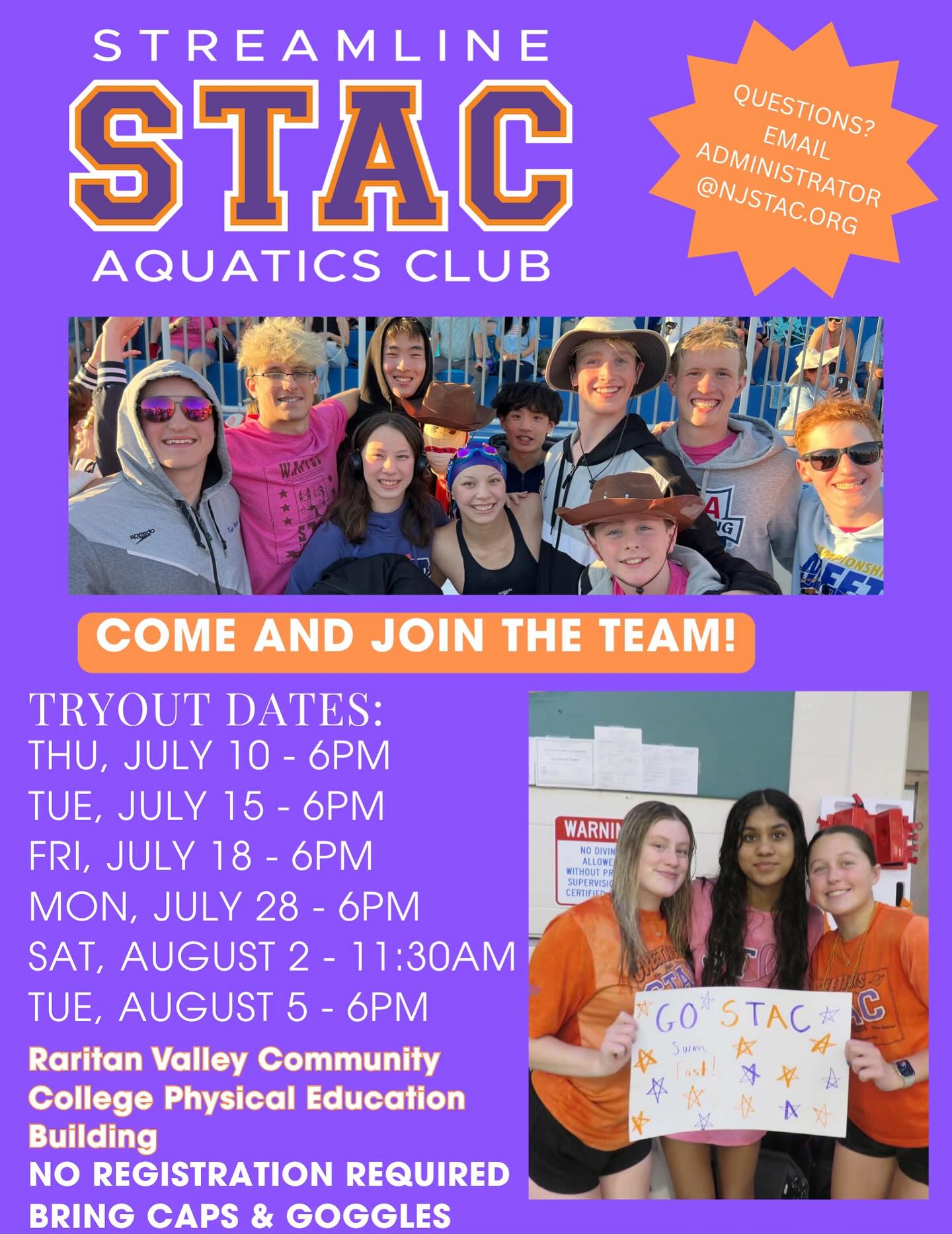 STAC Swim Team & Lesson... - STAC Swim Team & Lesson Program