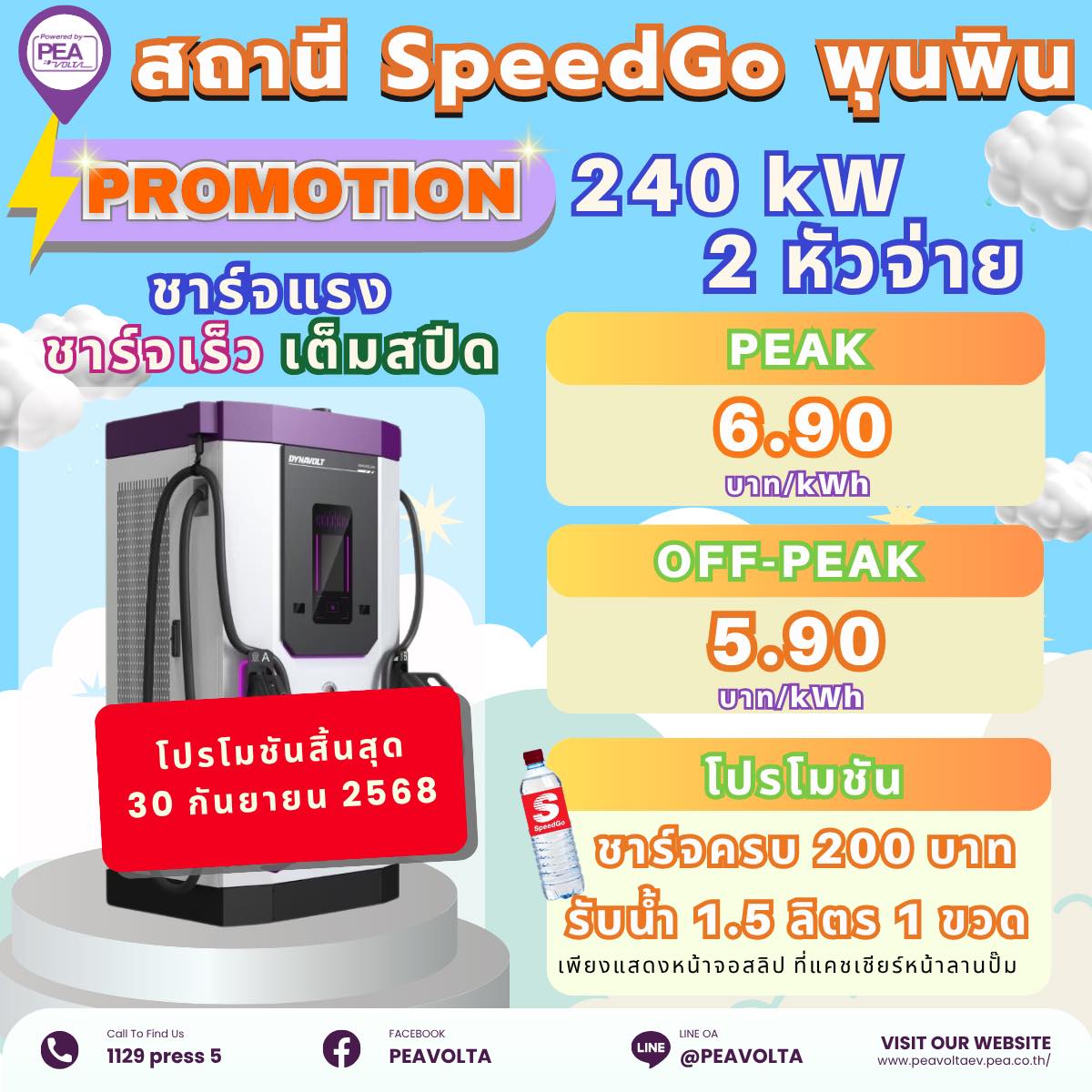 PEA - ⚡️แรงไม่พัก! ชาร์จไวที่ SpeedGo พุนพิน ⚡️ 📍จังหวัดสุราษฎร์ธานี 2 ...