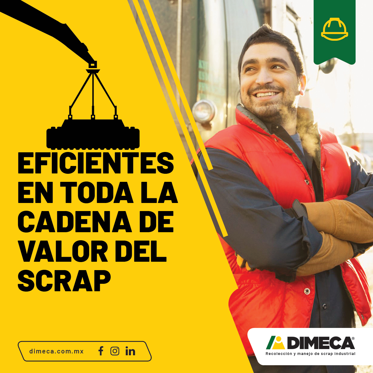 Dimeca - 👌👌👌 EFICIENTES EN TODA LA CADENA DE VALOR DEL...
