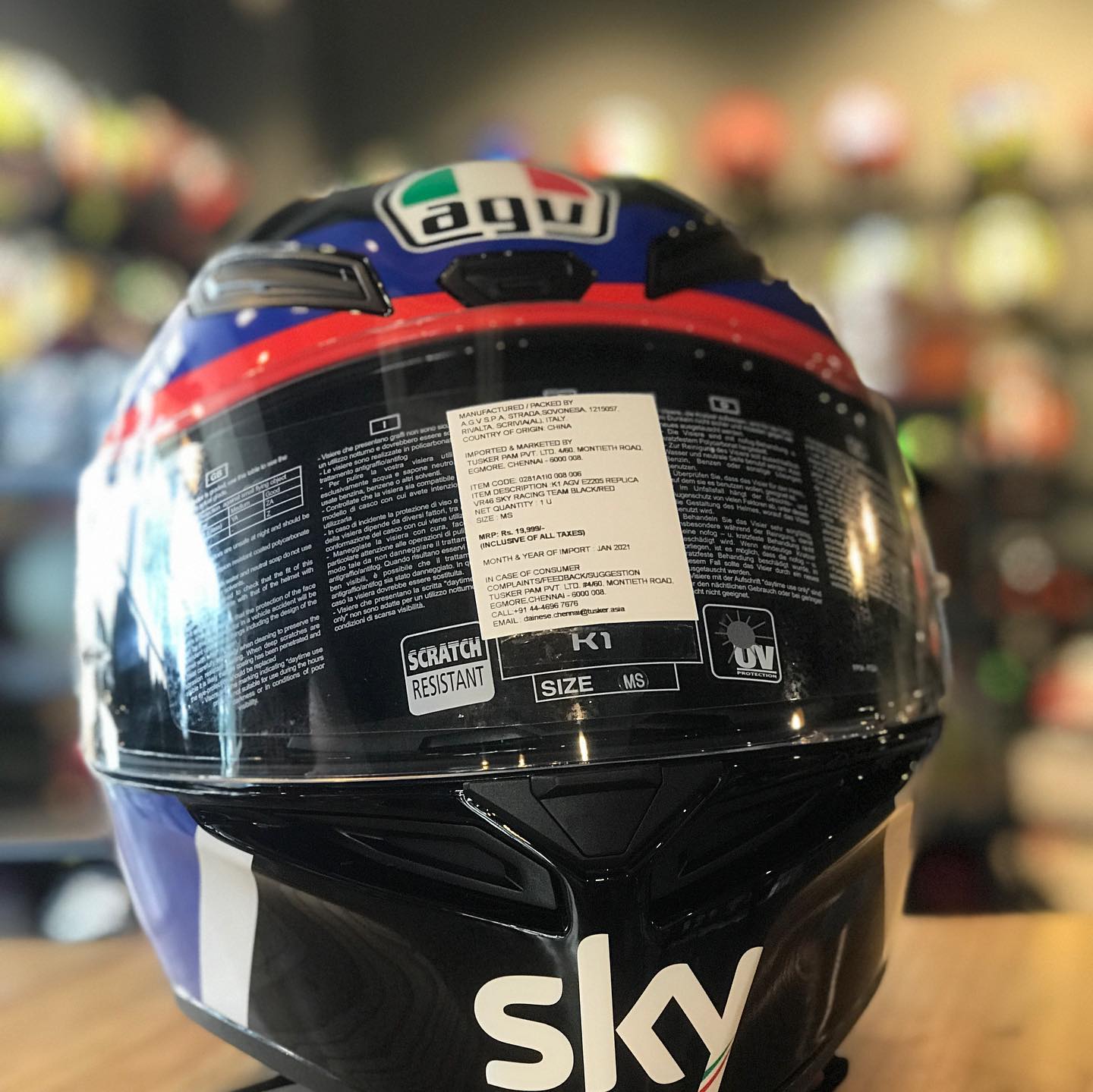 agv k1 ms size SOLELUNA MS: Buy Online at Best Price in UAE Shell in High Resistance Thermoplastic Resin engineered in 2 sizes with 4 AGV K1 SKY RACING @RS-19999