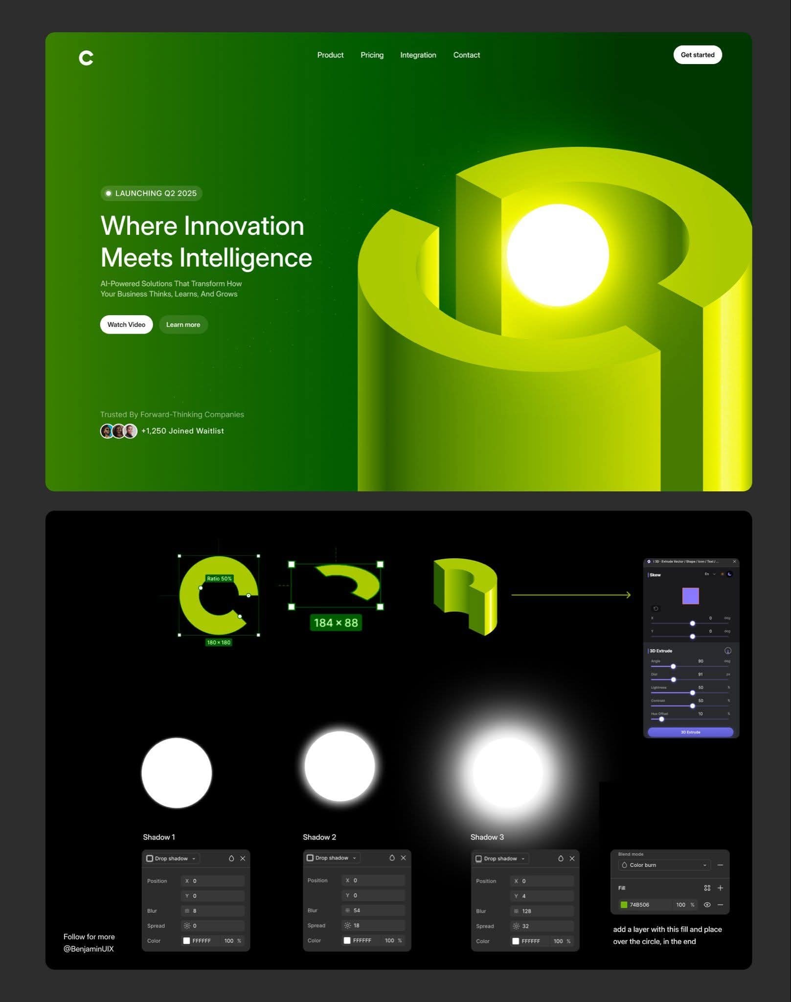 UI/UX Designers - Figma Group | How to Create this Amazing Abstract in ...