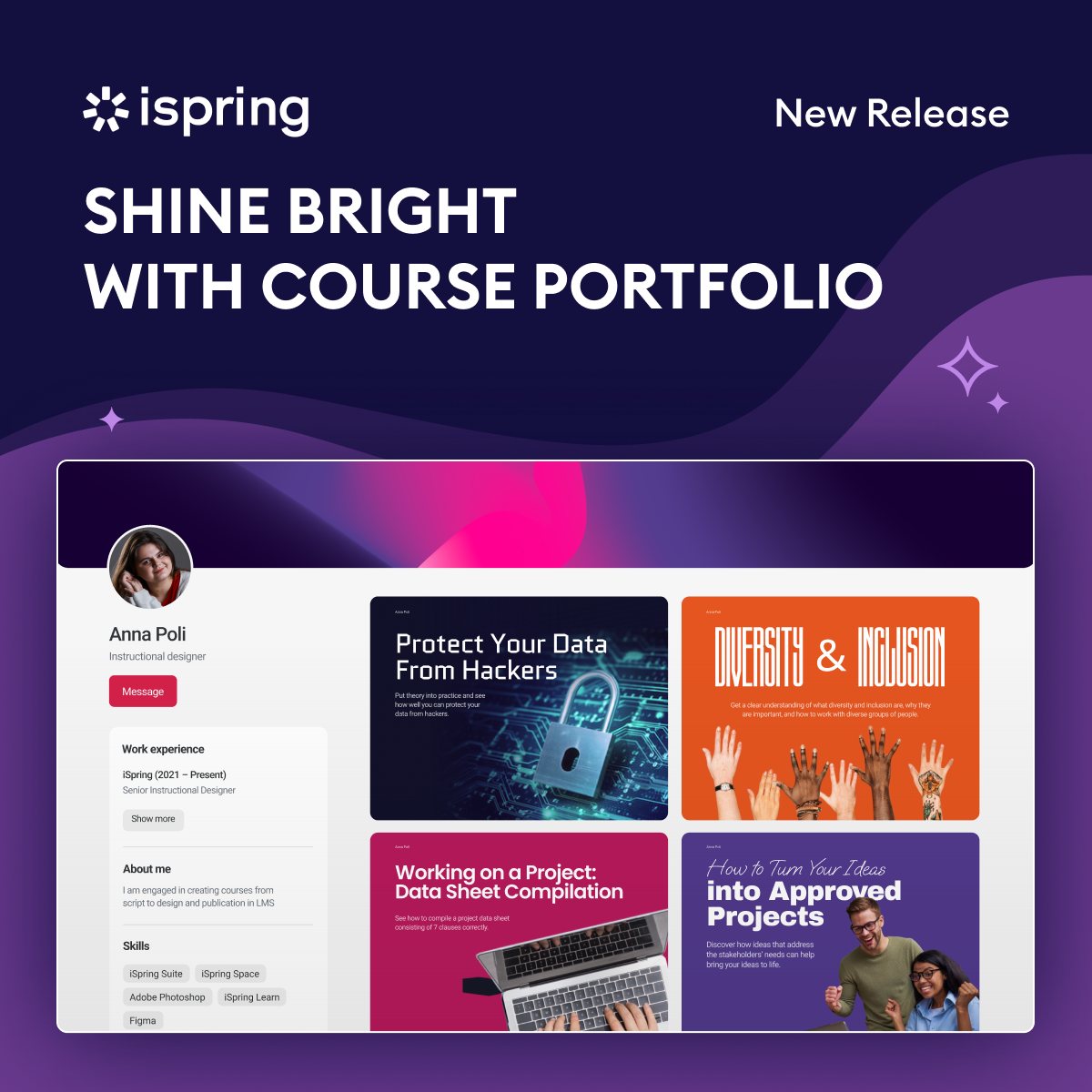 Meet the brand new Course Portfolio in... - iSpring Solutions