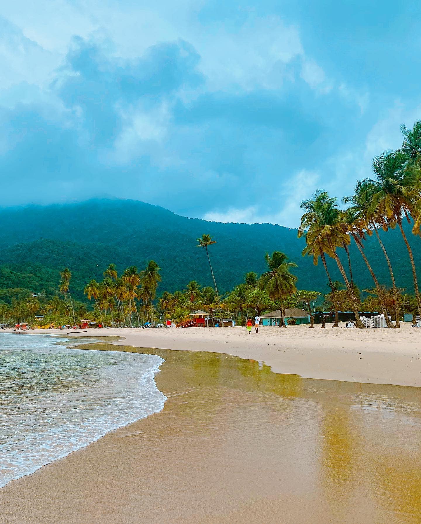 It is easy, on a clear weekend morning, to mistake Maracas Bay for 